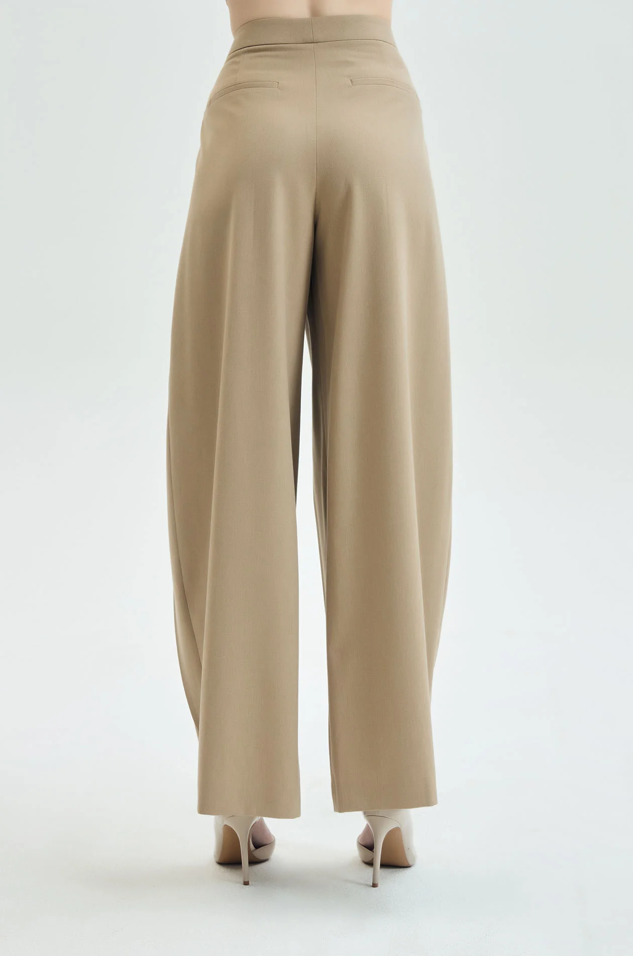 Pleated Wide-Leg Pants - Image 4