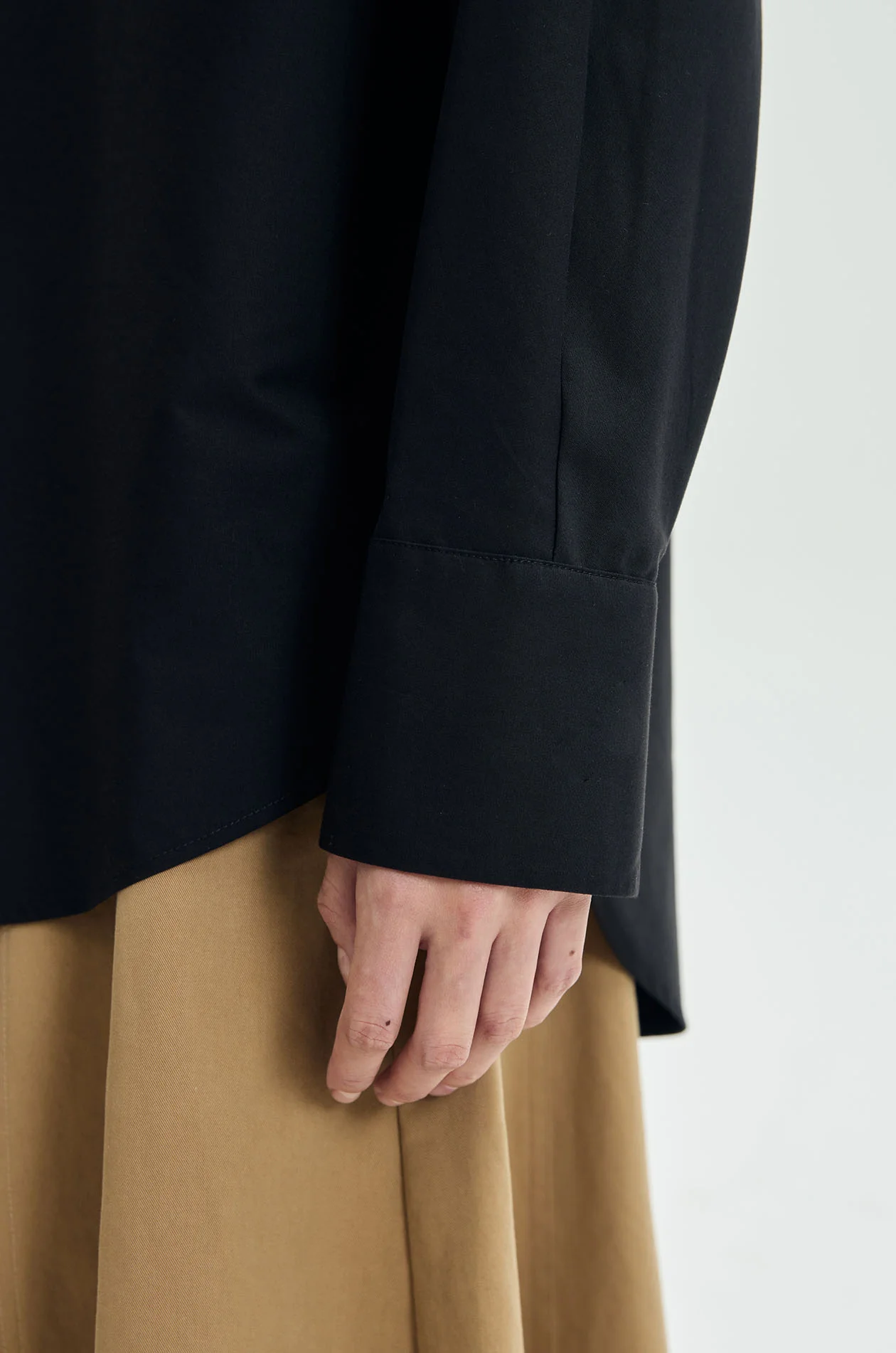 Asymmetric Collar Blouse - Image 4