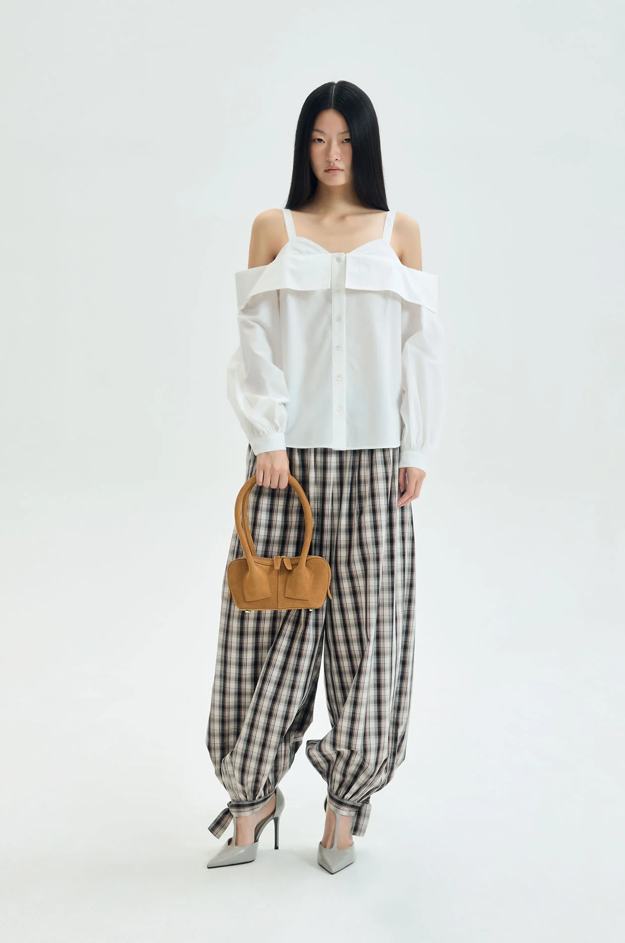 Layered Off-Shoulder Blouse - Image 6