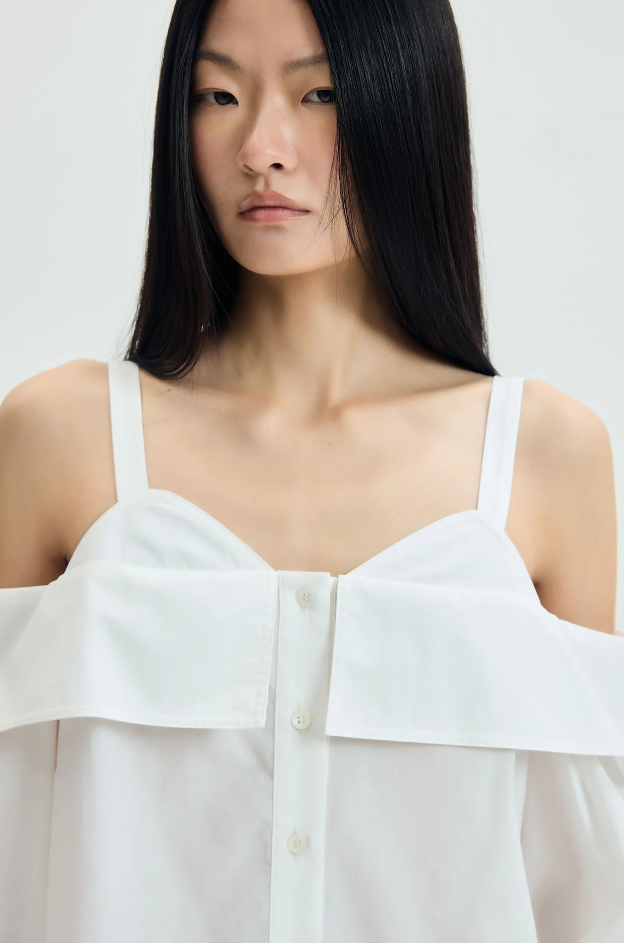 Layered Off-Shoulder Blouse - Image 8