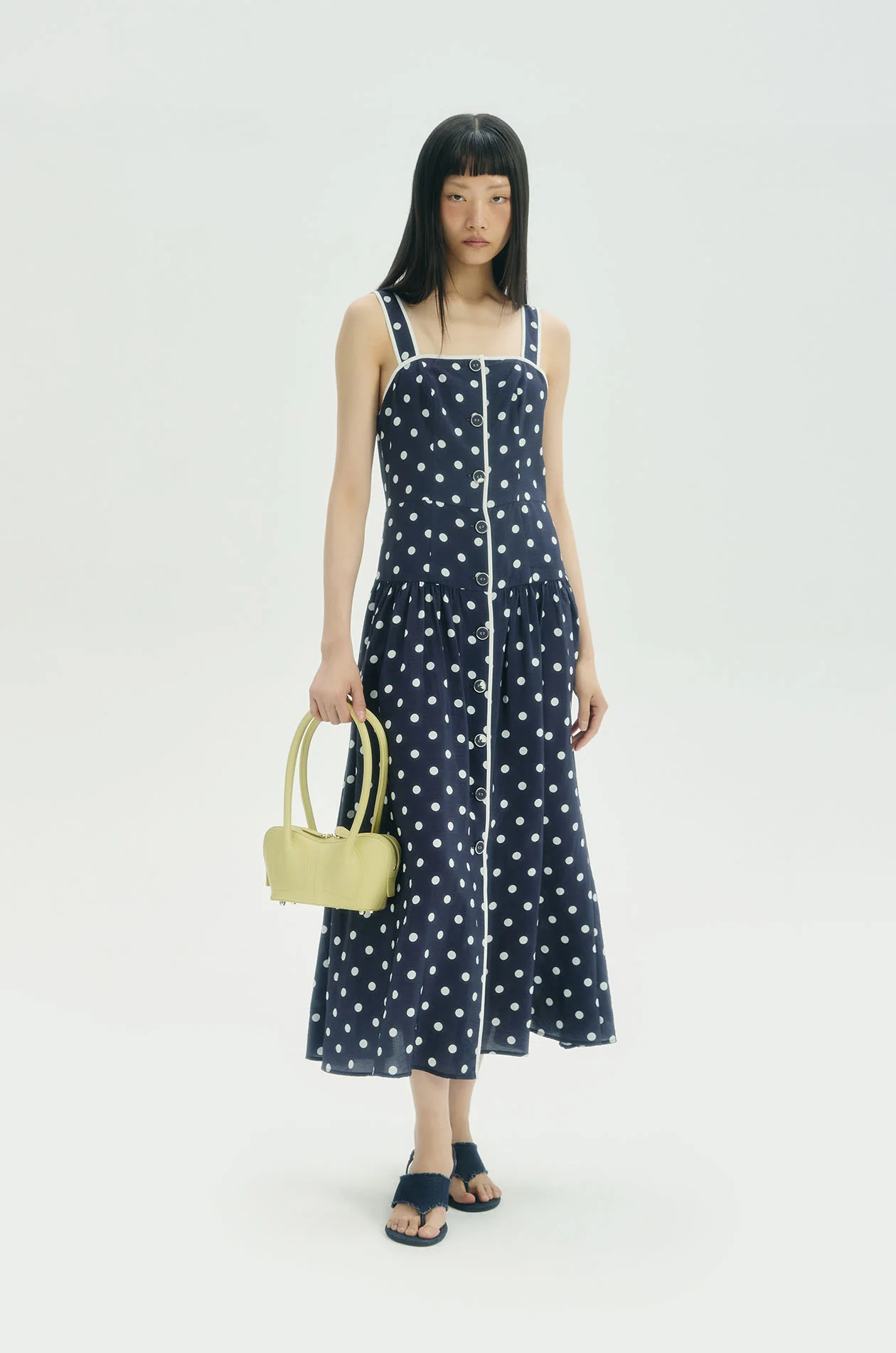 Dot Printed Maxi Dress