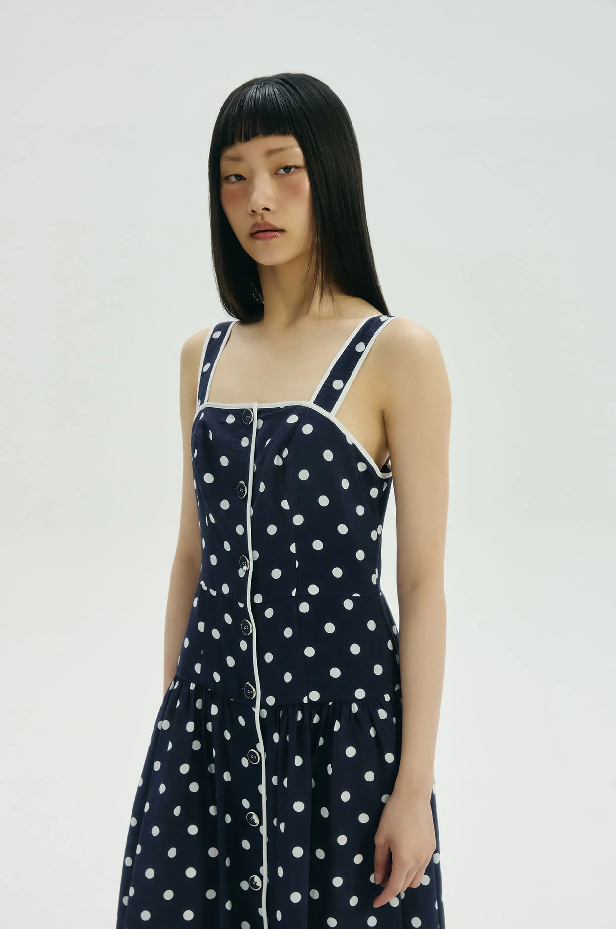 Dot Printed Maxi Dress - Image 2