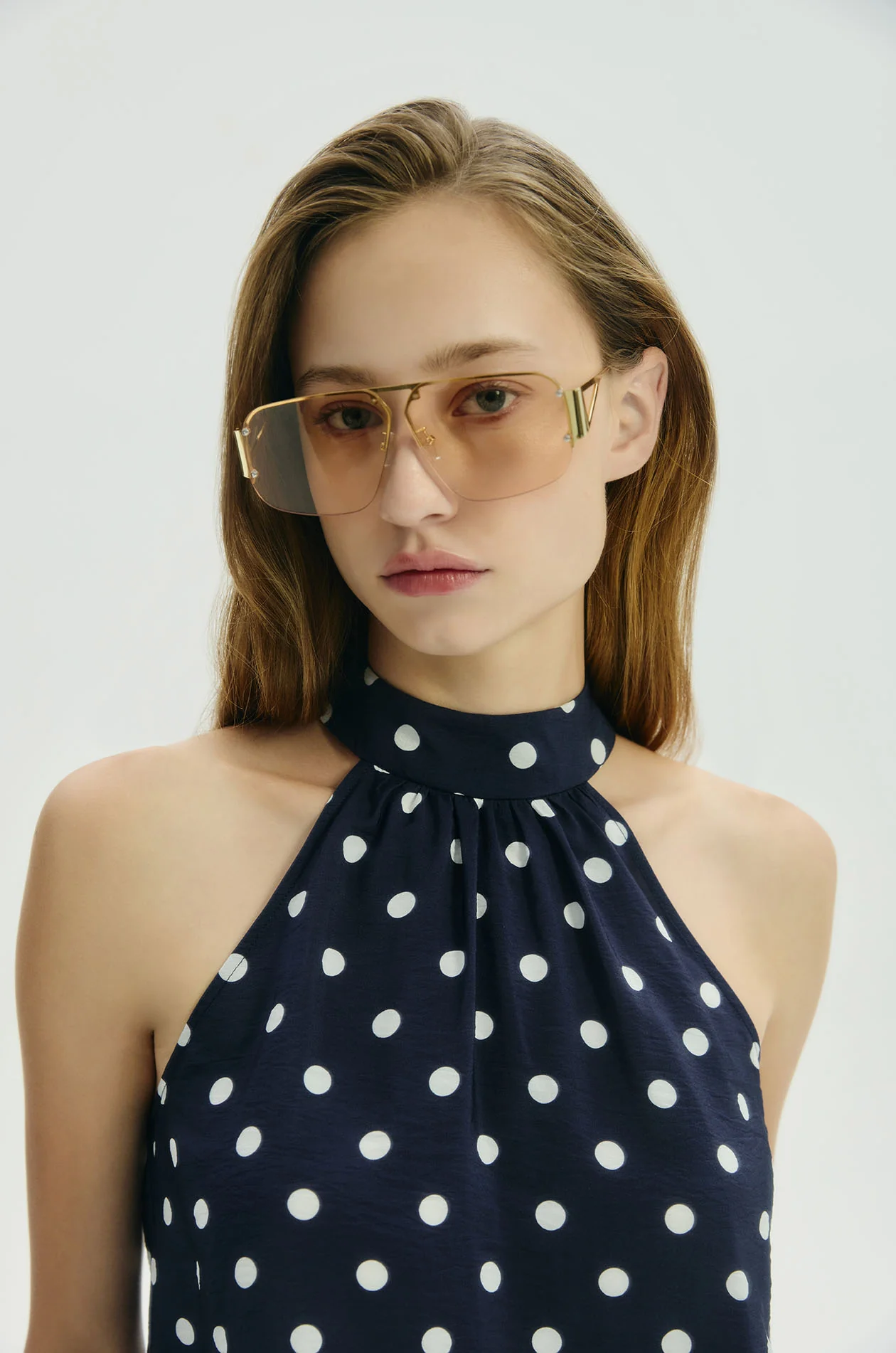 Crinkled Halter Neck Top - Image 3