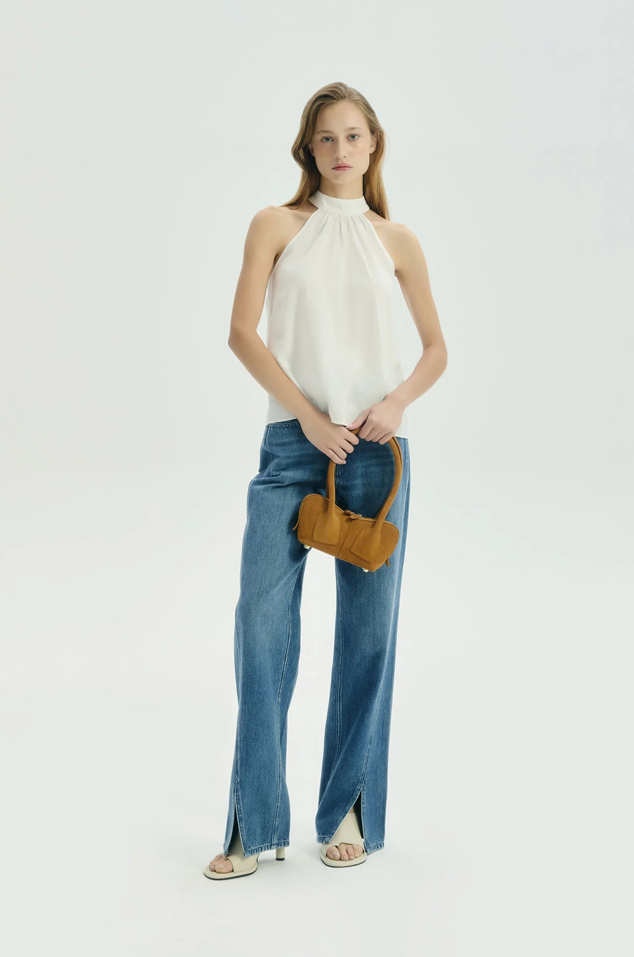 Crinkled Halter Neck Top - Image 6