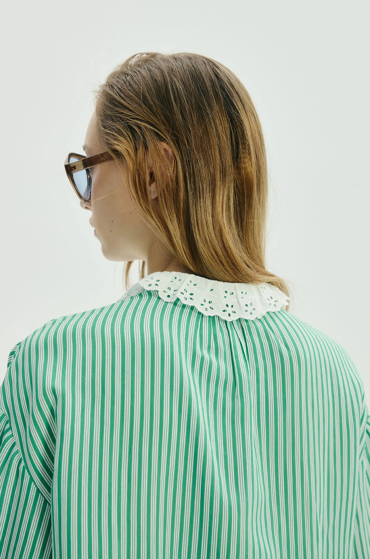 Broderie Anglaise Trim Shirt - Image 5