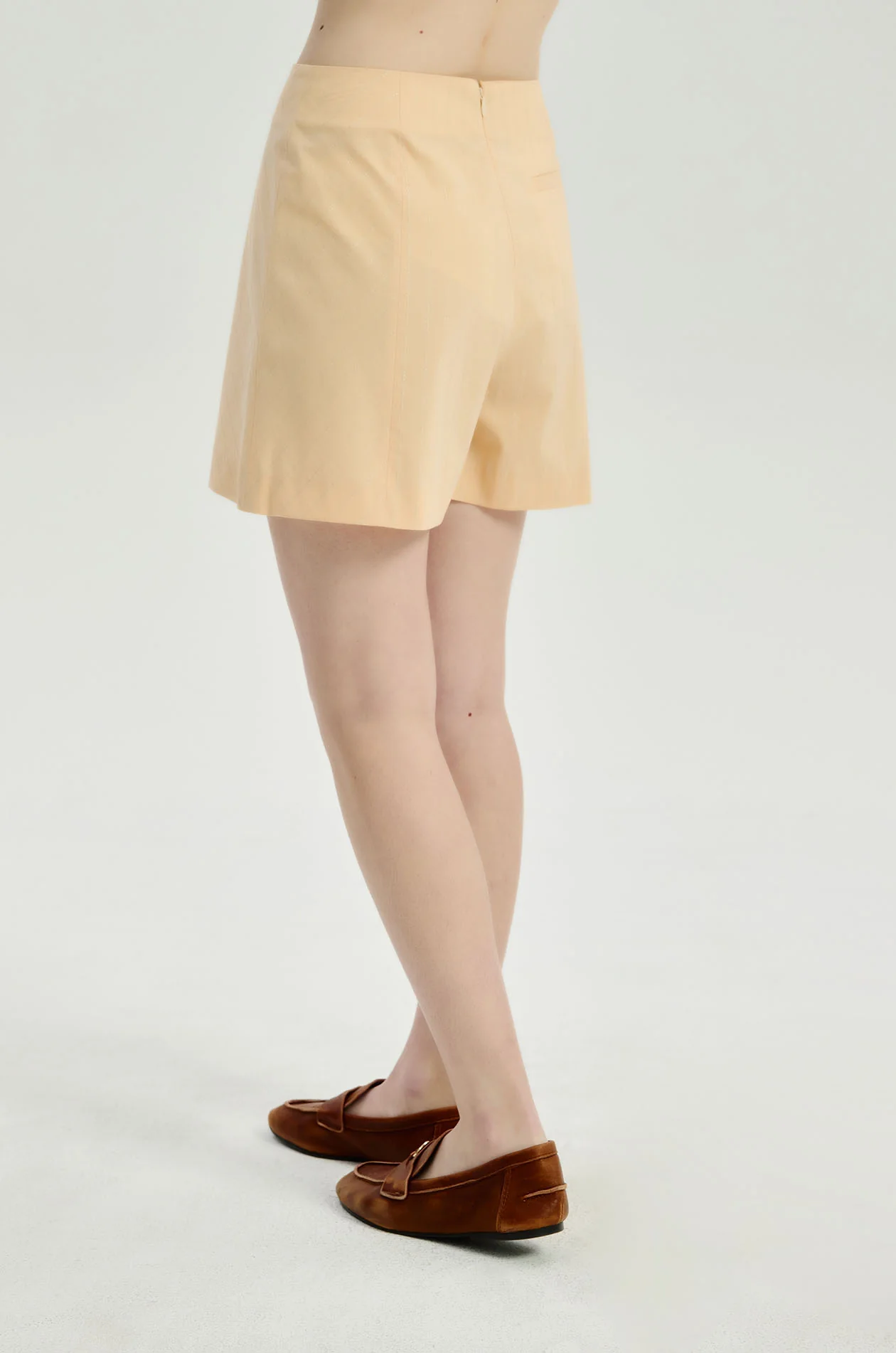 Metallic-Stripe Poplin Shorts - Image 9