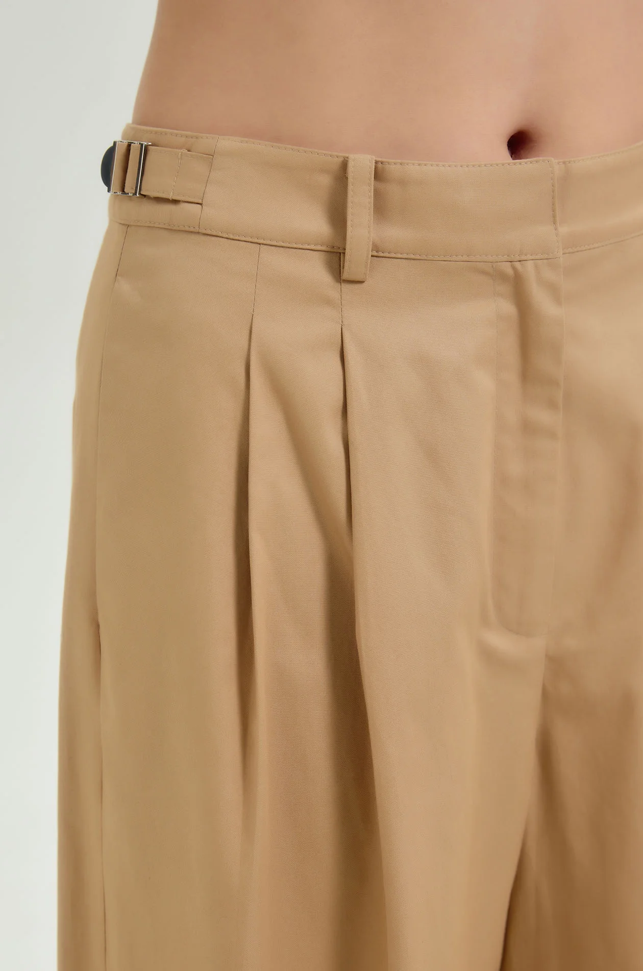 Wide Leg Cropped Pants - Image 3