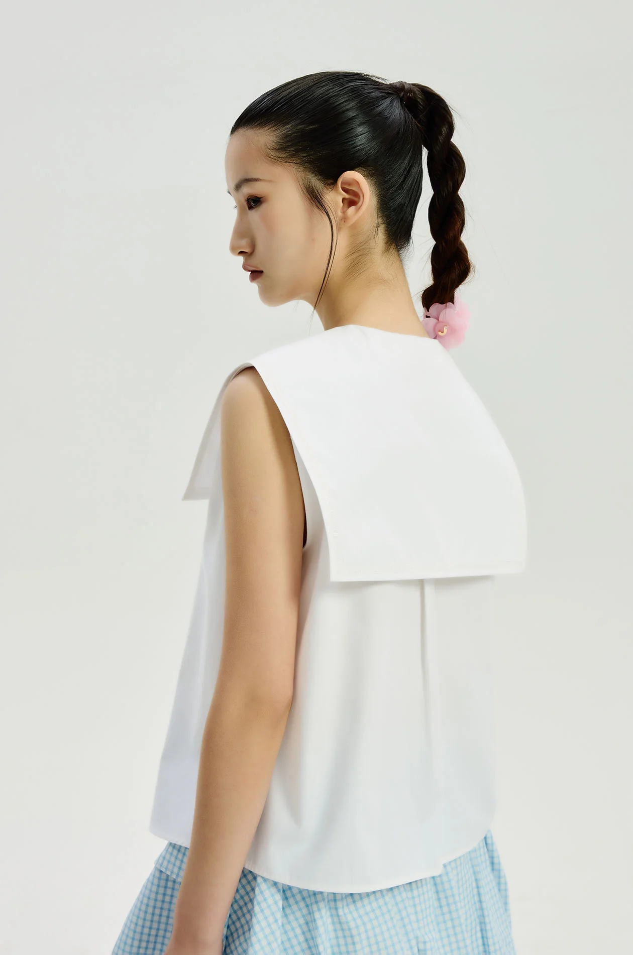 Sleeveless Sailor Blouse - Image 5