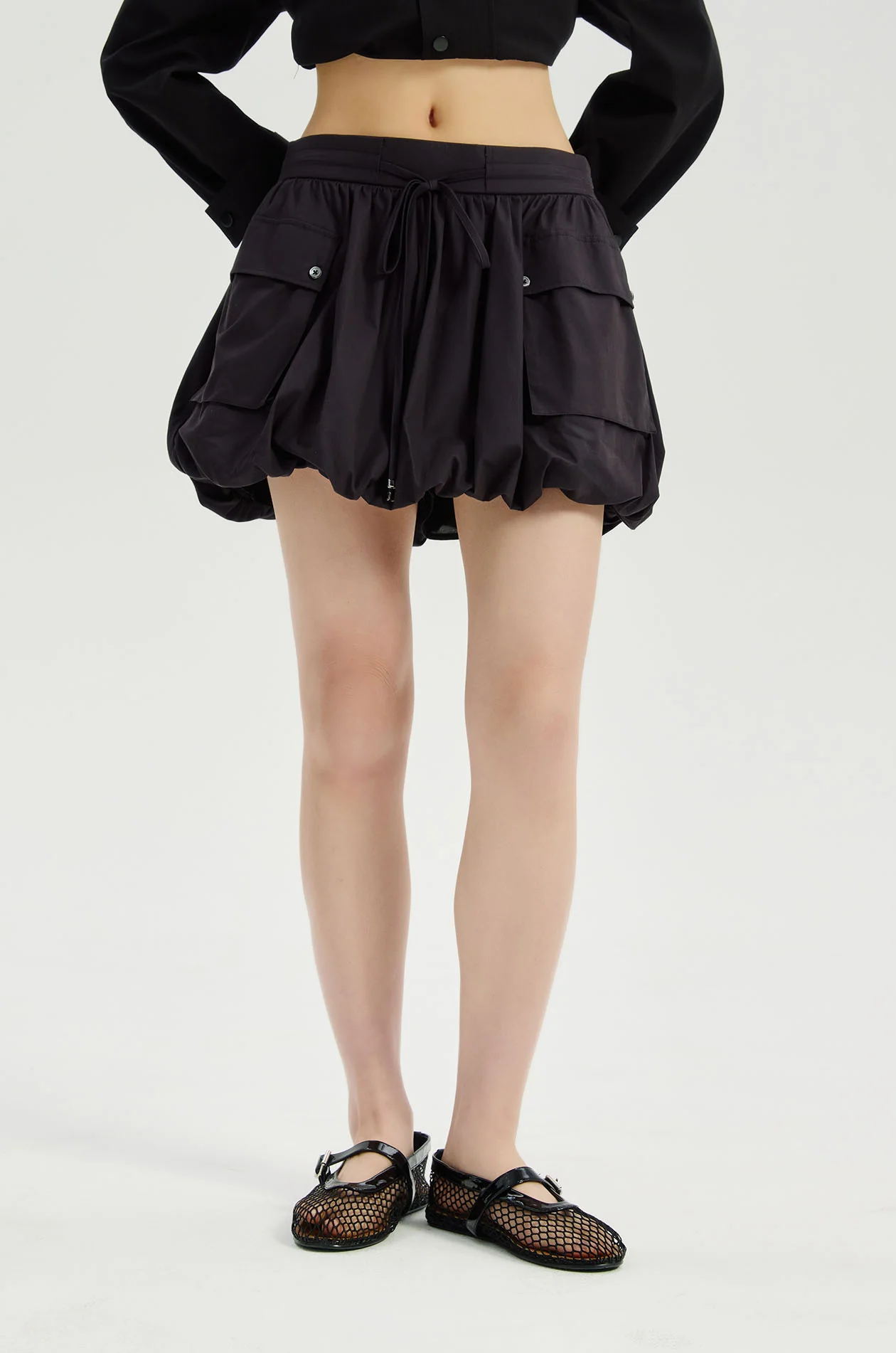 Cargo Bubble Mini Skirt - Image 2