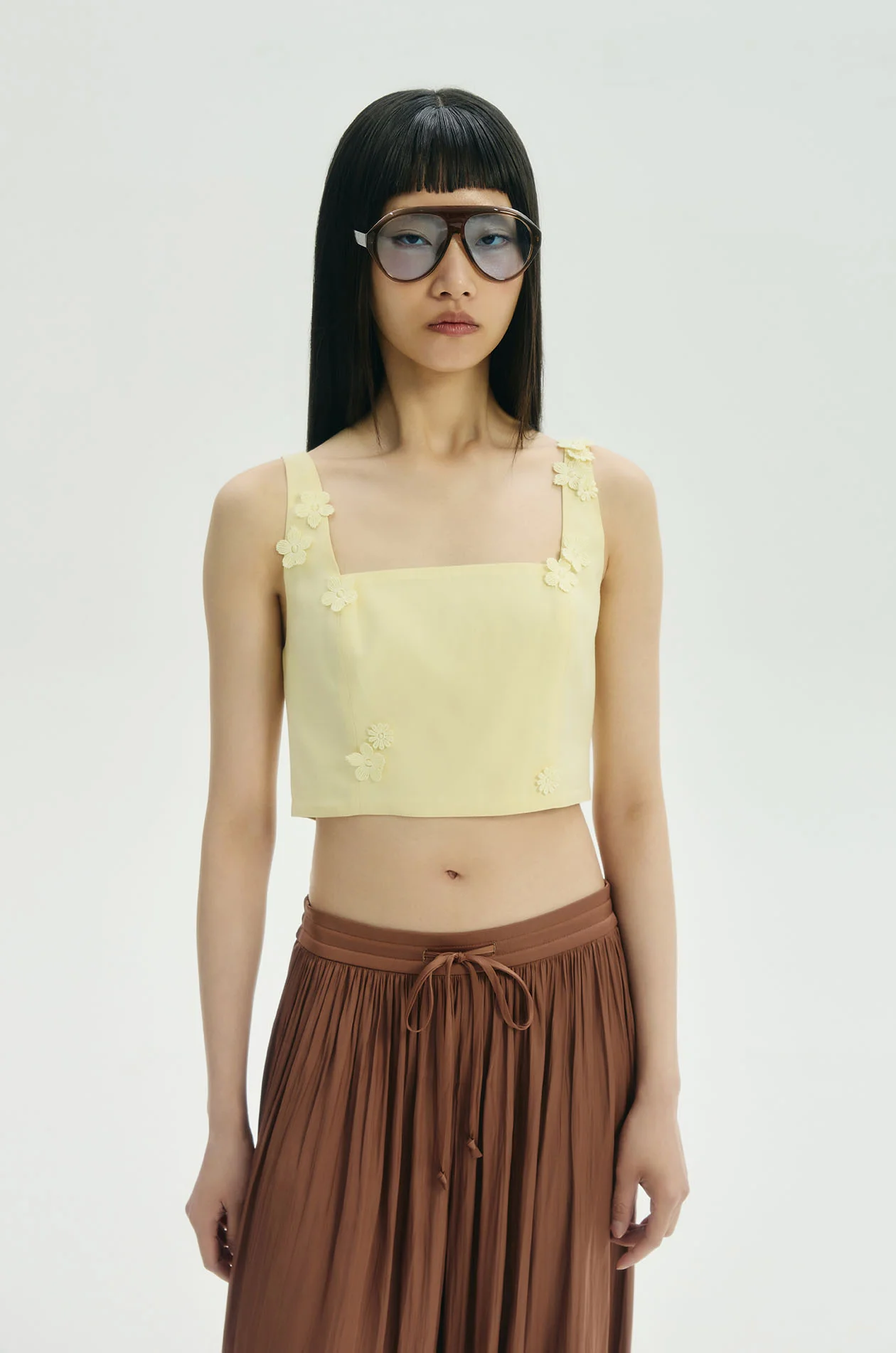 3D Flower Crop Top - Image 2