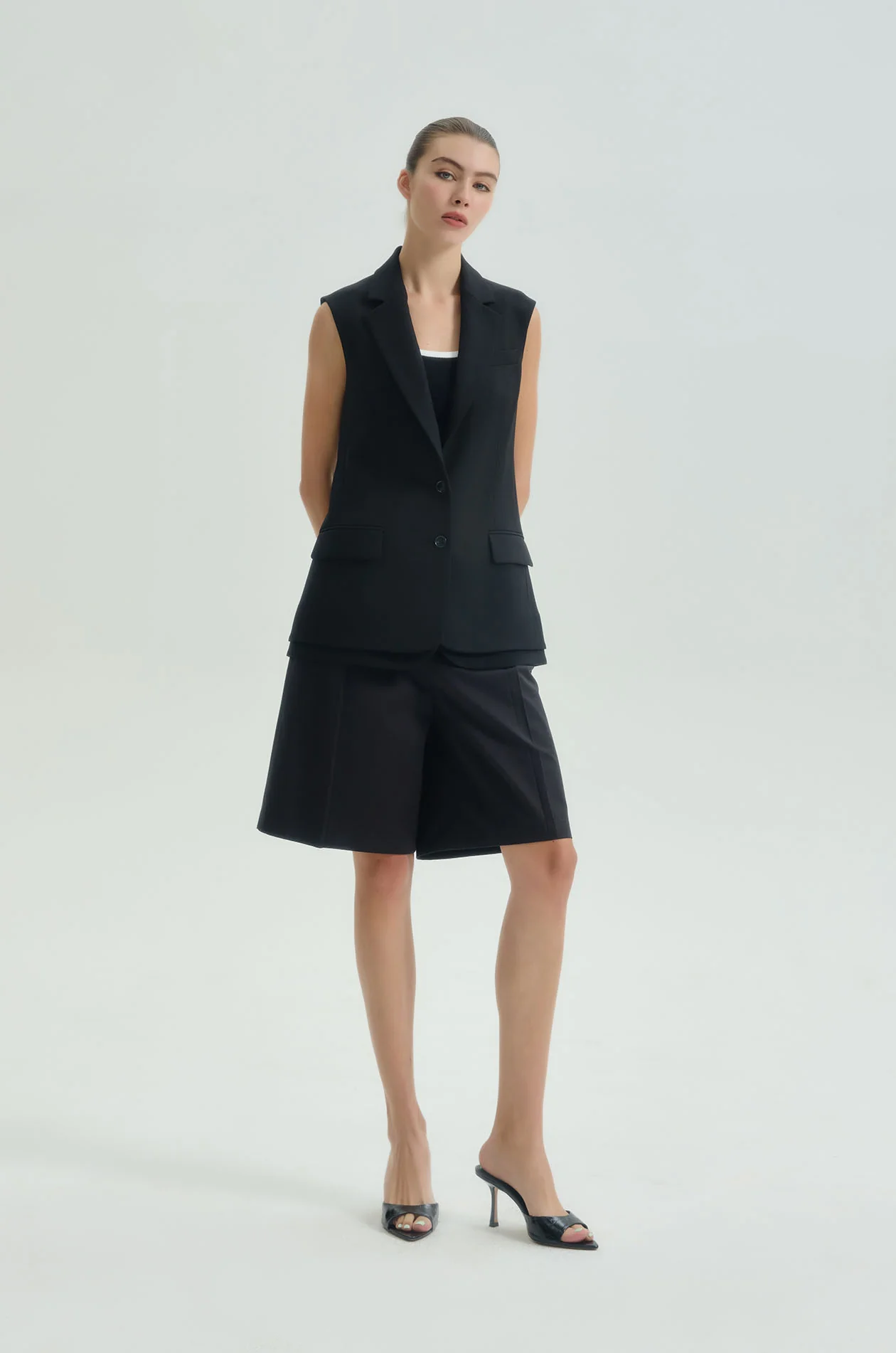 Bermuda Shorts with Belt