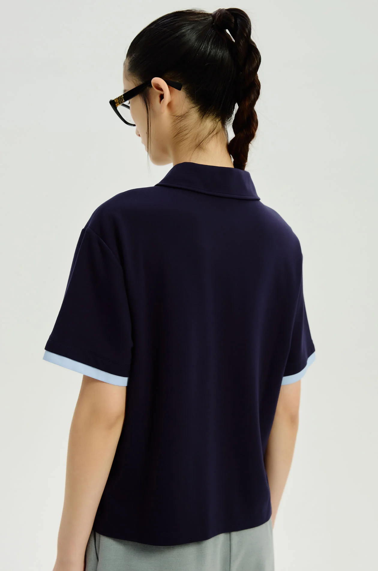 Relaxed Pleat‑Placket Polo - Image 8
