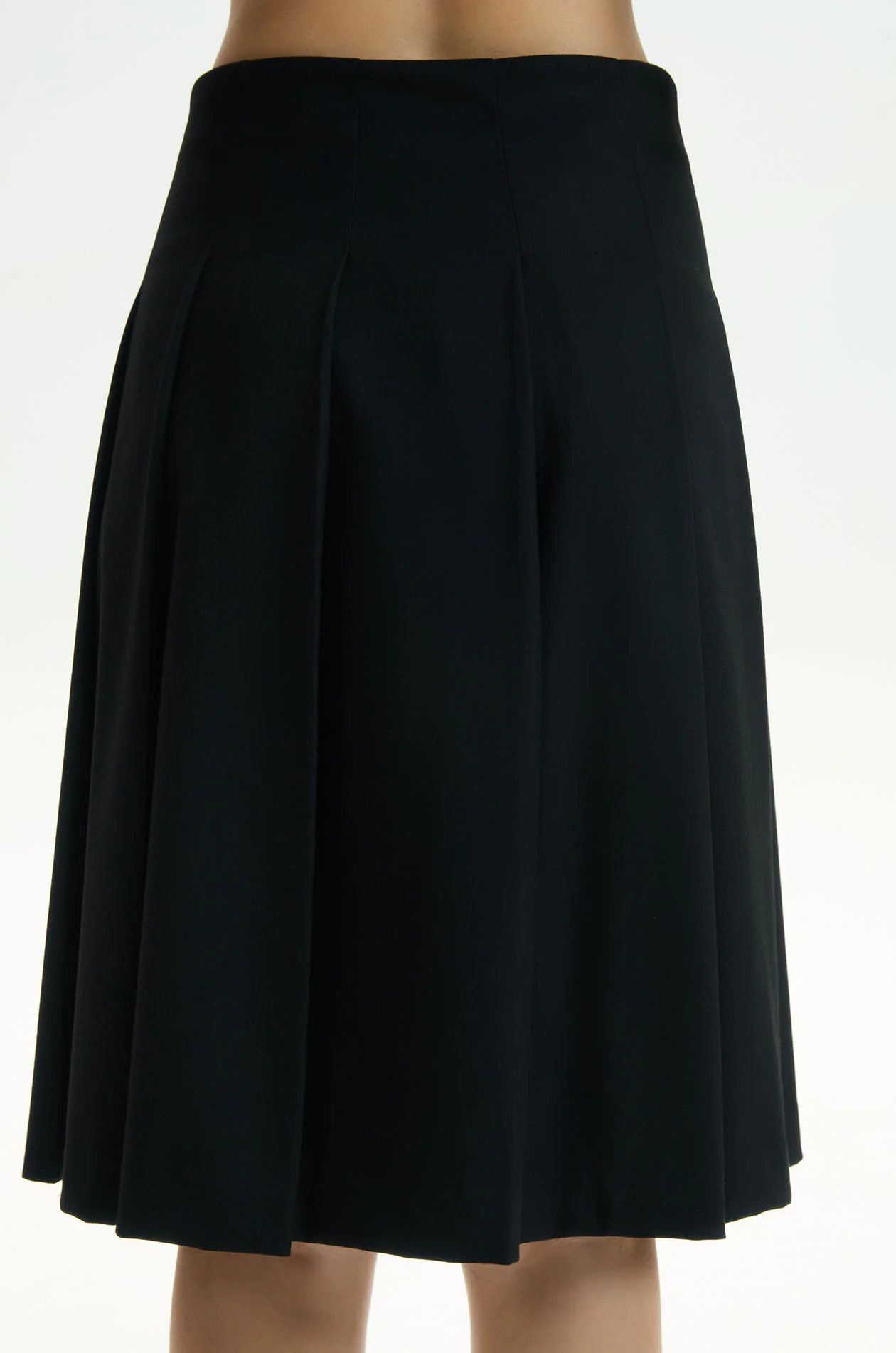 Lace-Uo Pleated Midi Skirt - Image 5