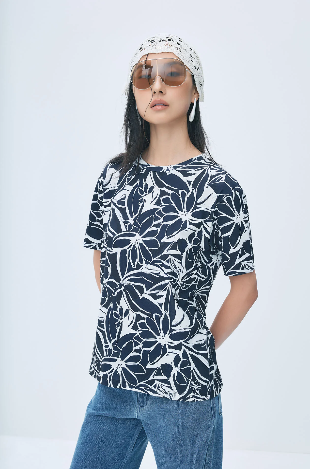 Summer Floral Print T-Shirt - Image 2