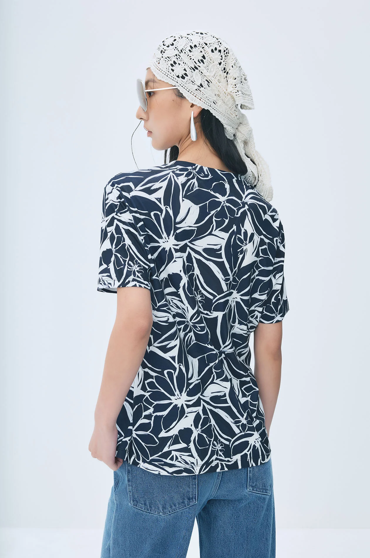 Summer Floral Print T-Shirt - Image 4