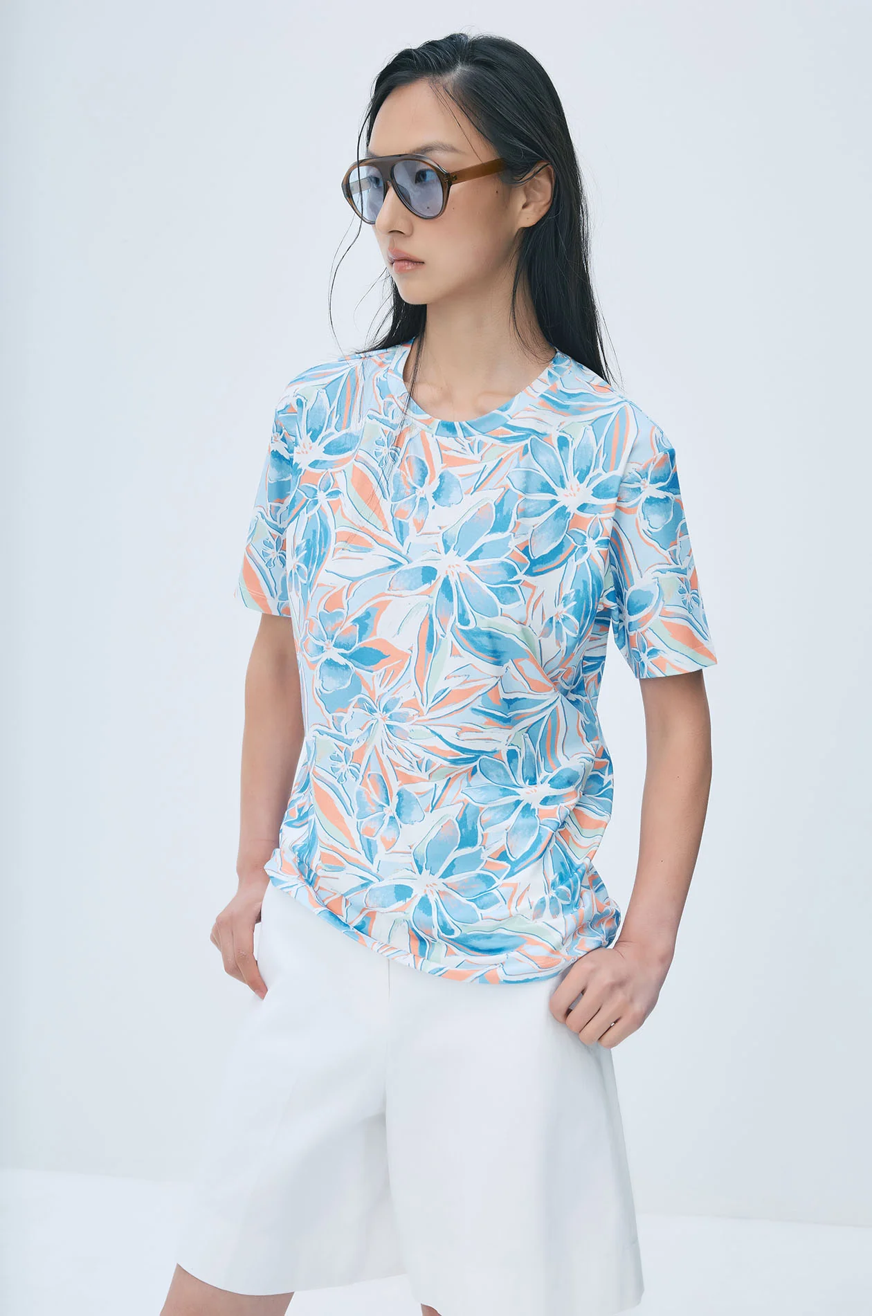 Summer Floral Print T-Shirt - Image 6