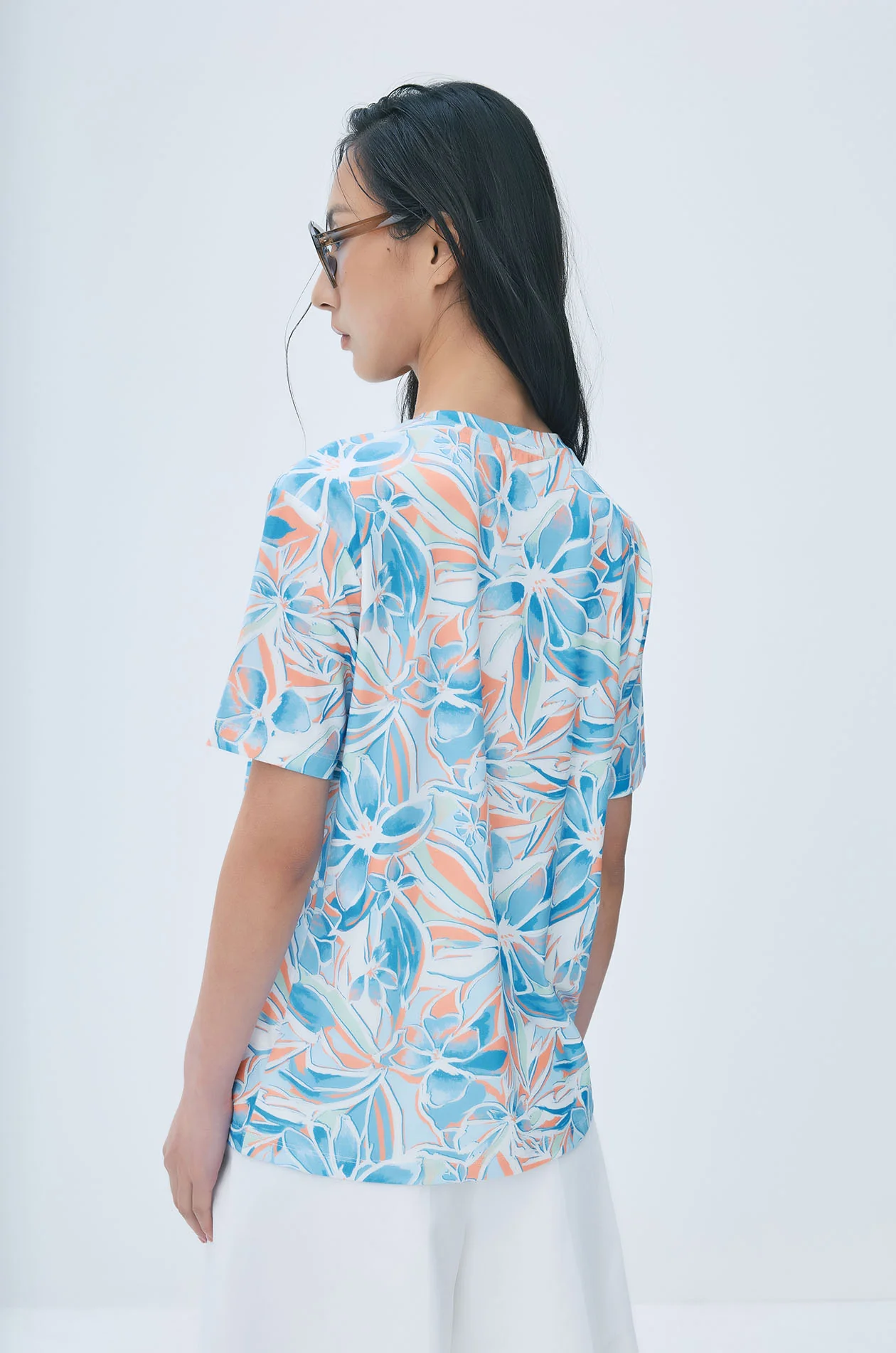 Summer Floral Print T-Shirt - Image 8