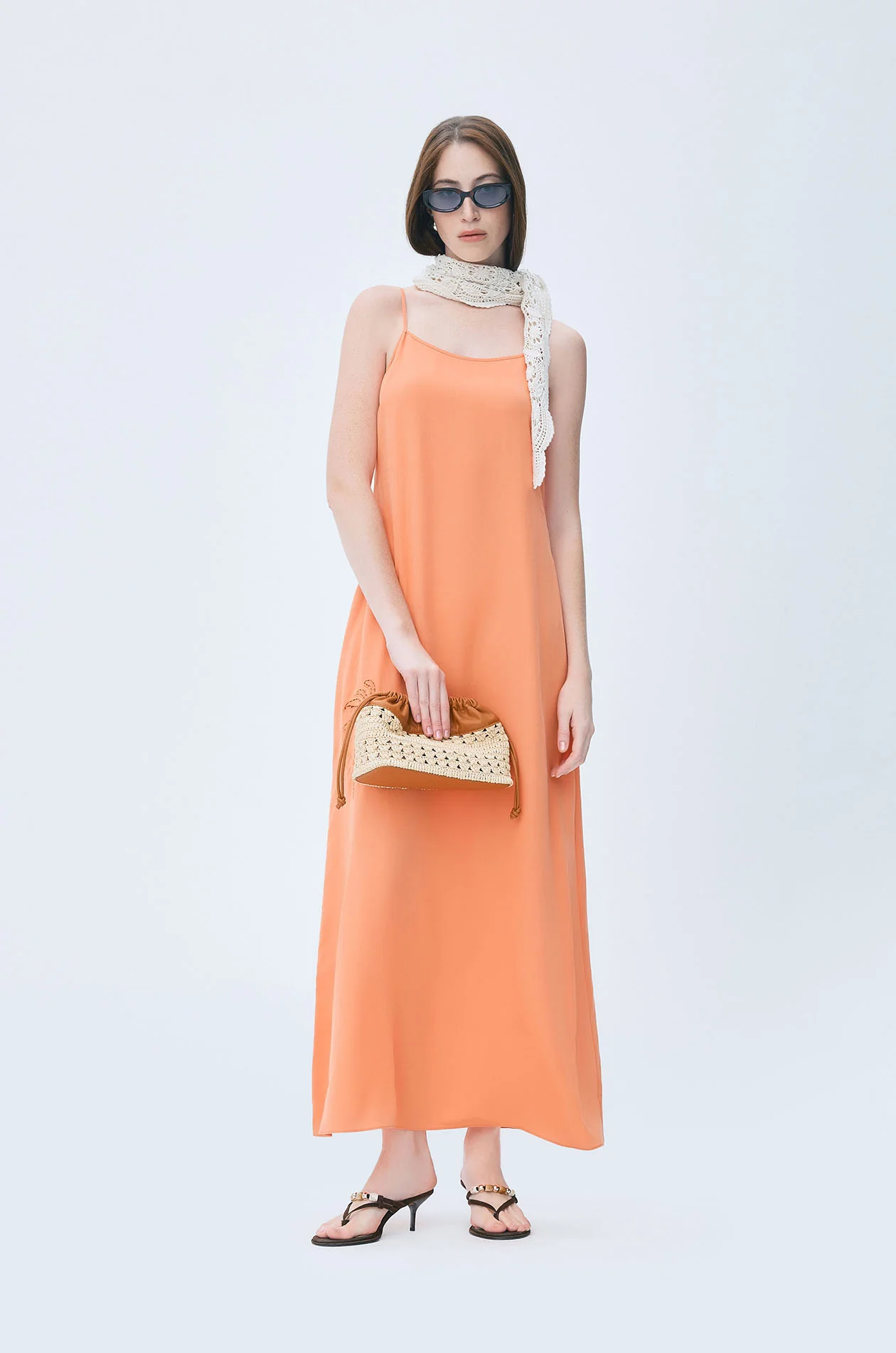 Floral Embroidered Cutwork Dress - Image 7