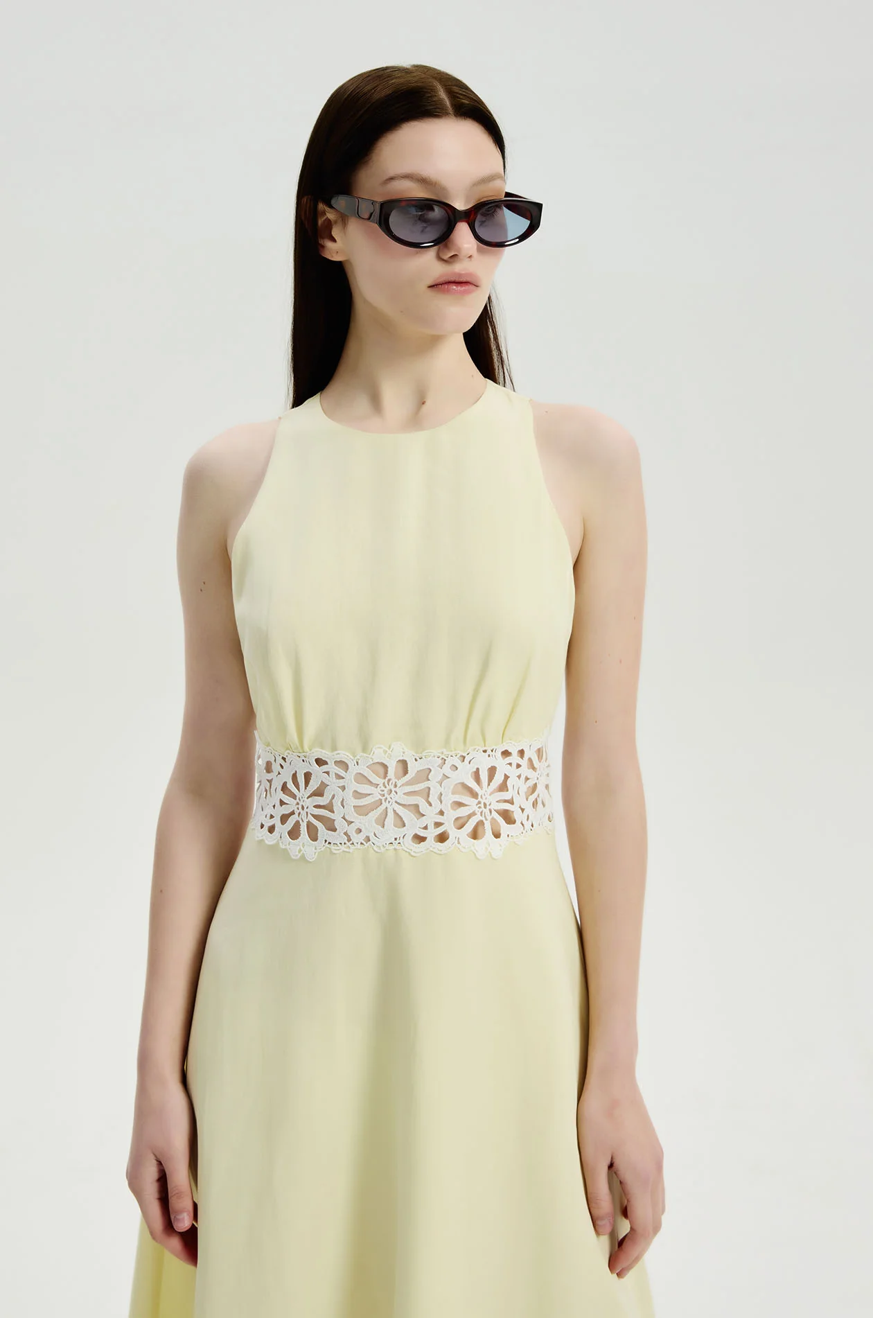 Lace Trim Maxi Dress - Image 2