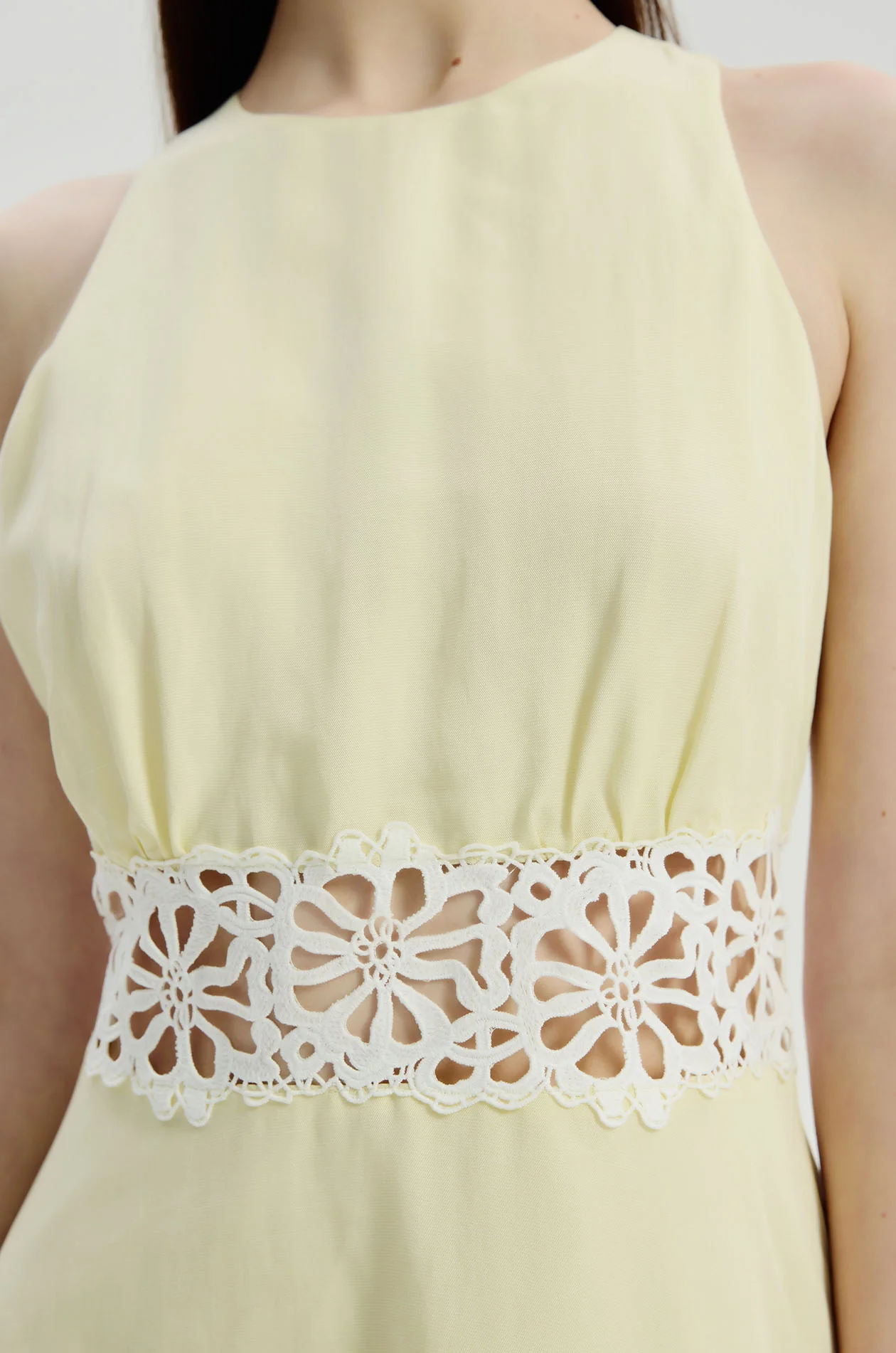 Lace Trim Maxi Dress - Image 3