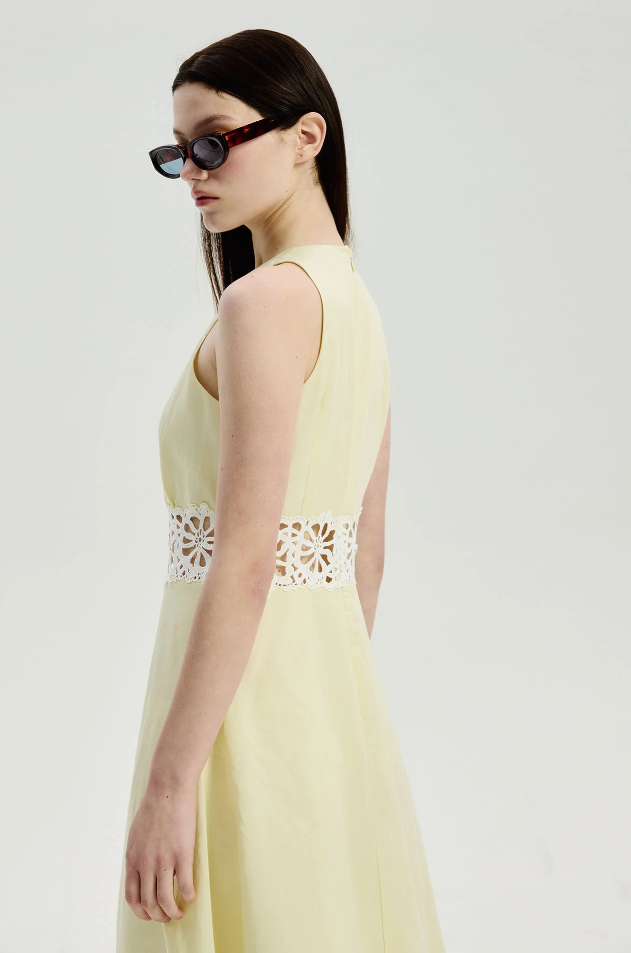 Lace Trim Maxi Dress - Image 4