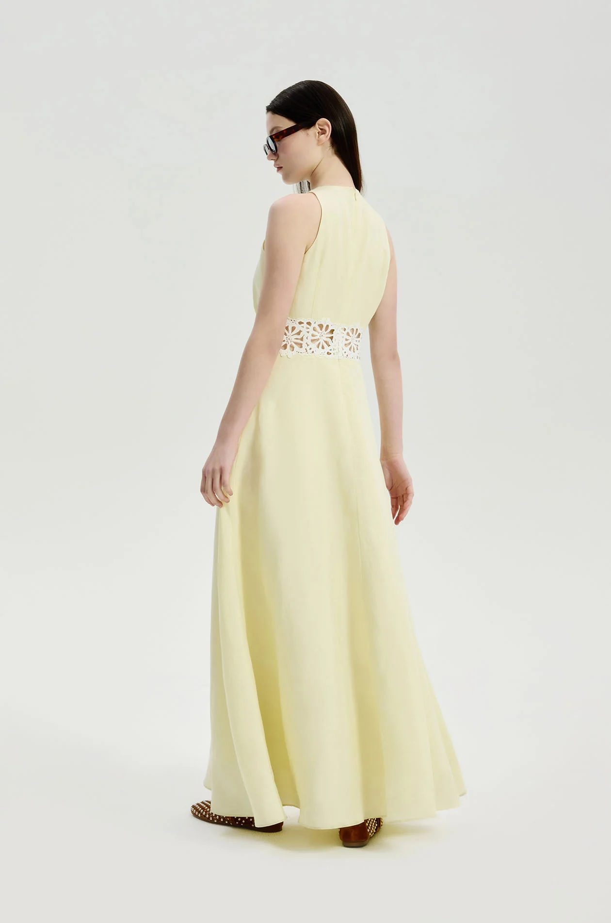 Lace Trim Maxi Dress - Image 5