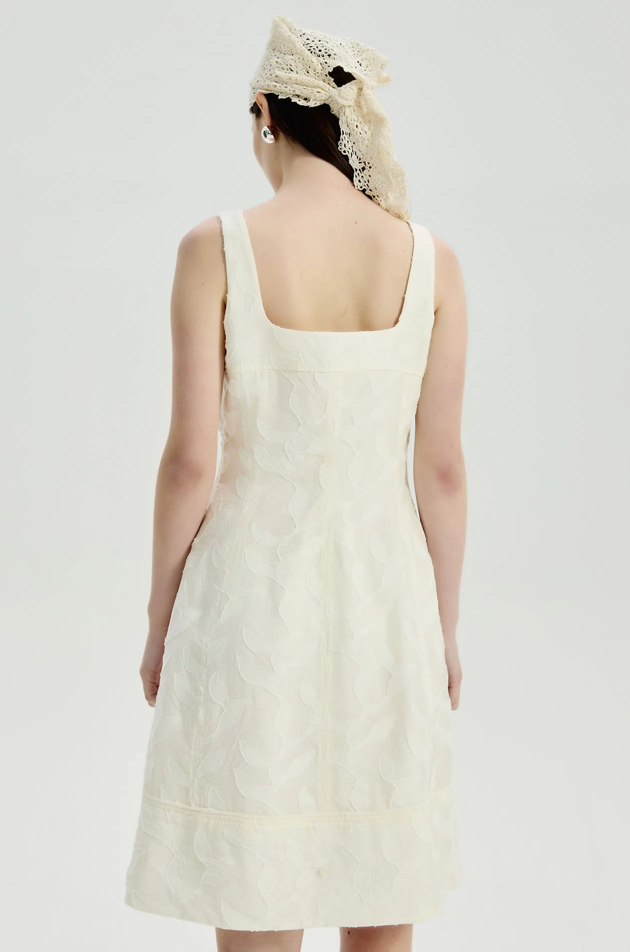 Jacquard Strappy Mini Dress - Image 5