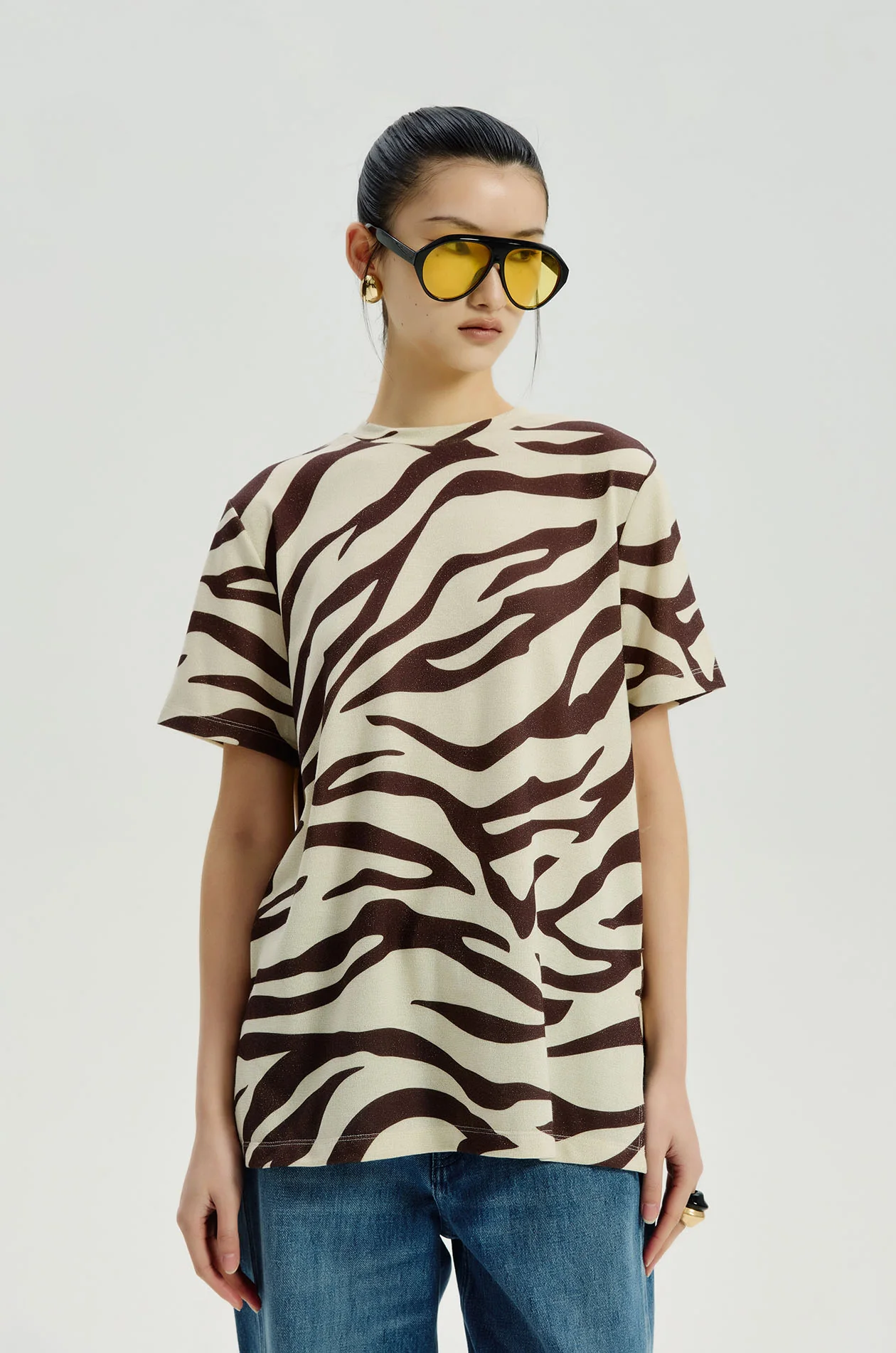 Zebra Metallic T-Shirt - Image 2