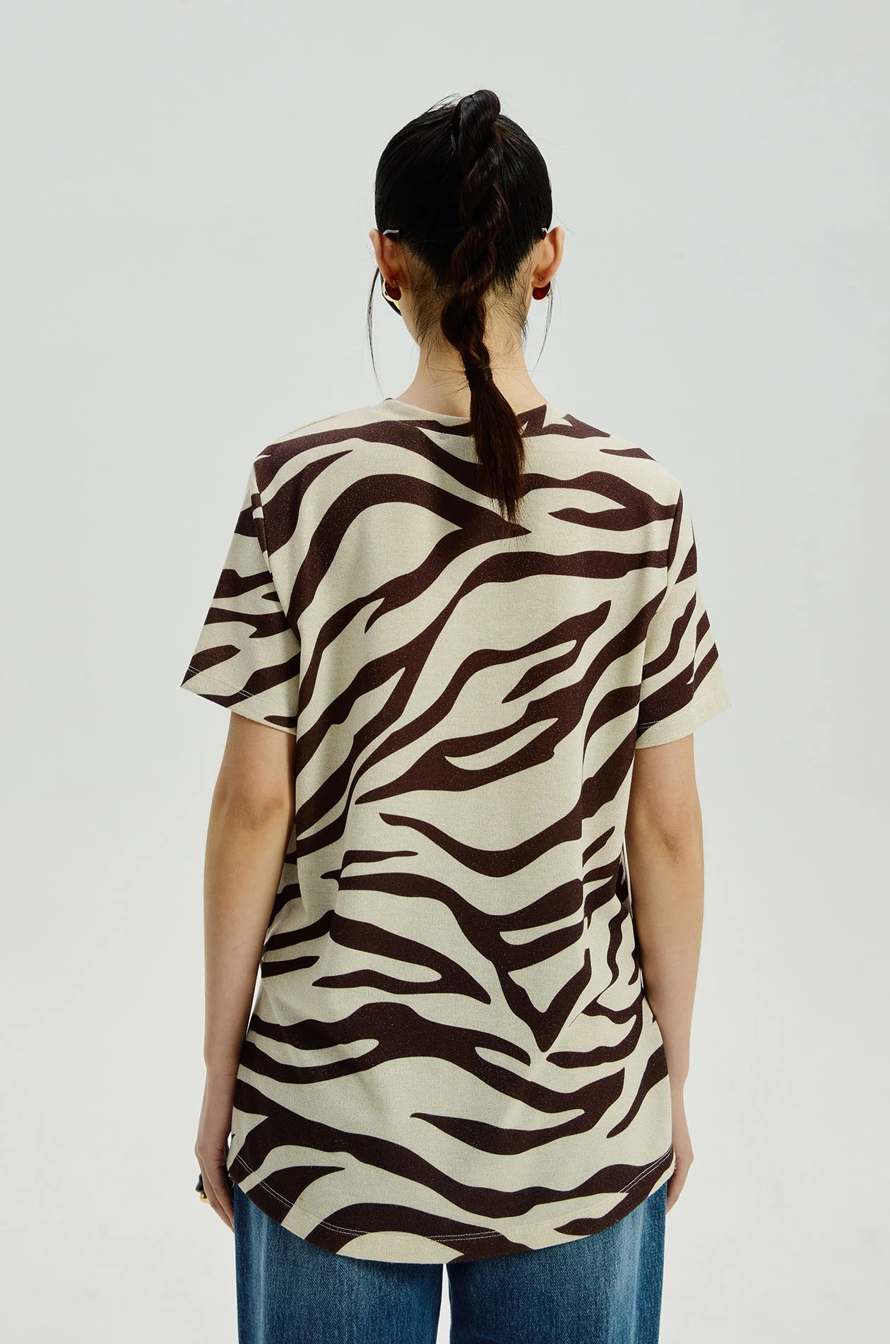 Zebra Metallic T-Shirt - Image 4