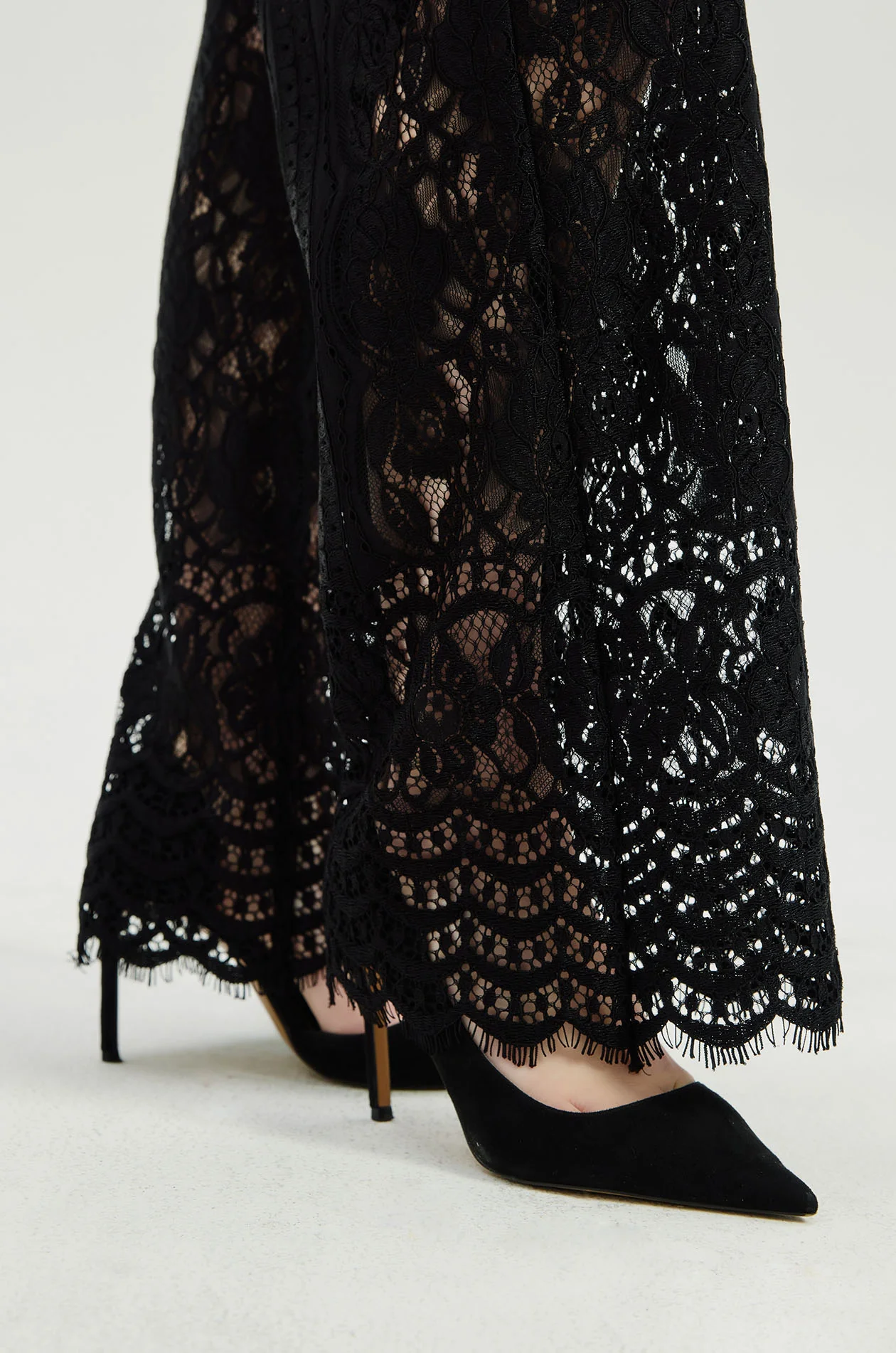 Metallic Lace Pants - Image 3