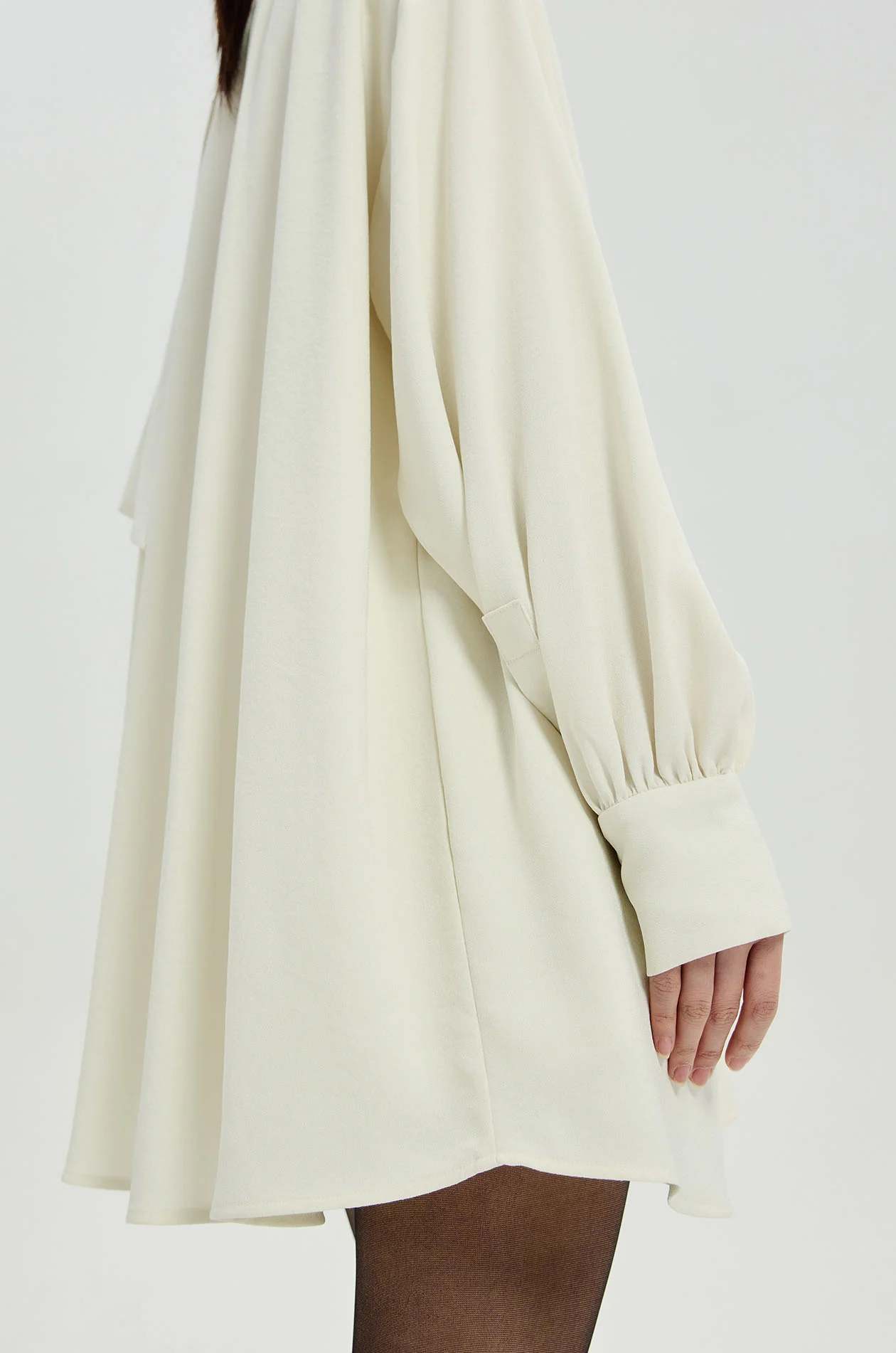 Scarf-Collar Fluid Tunic - Image 4