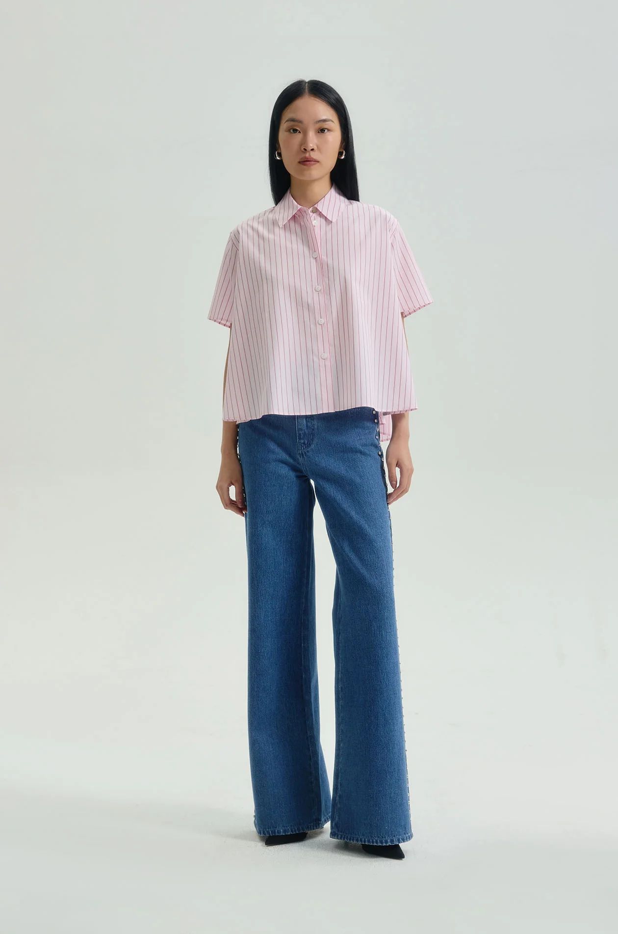 Striped Trapeze Shirt