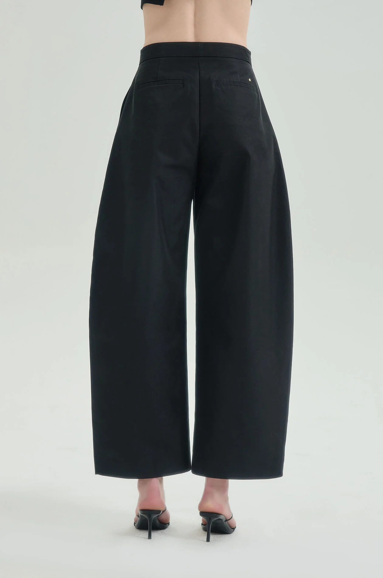 Structured Barrel Pants - Image 5