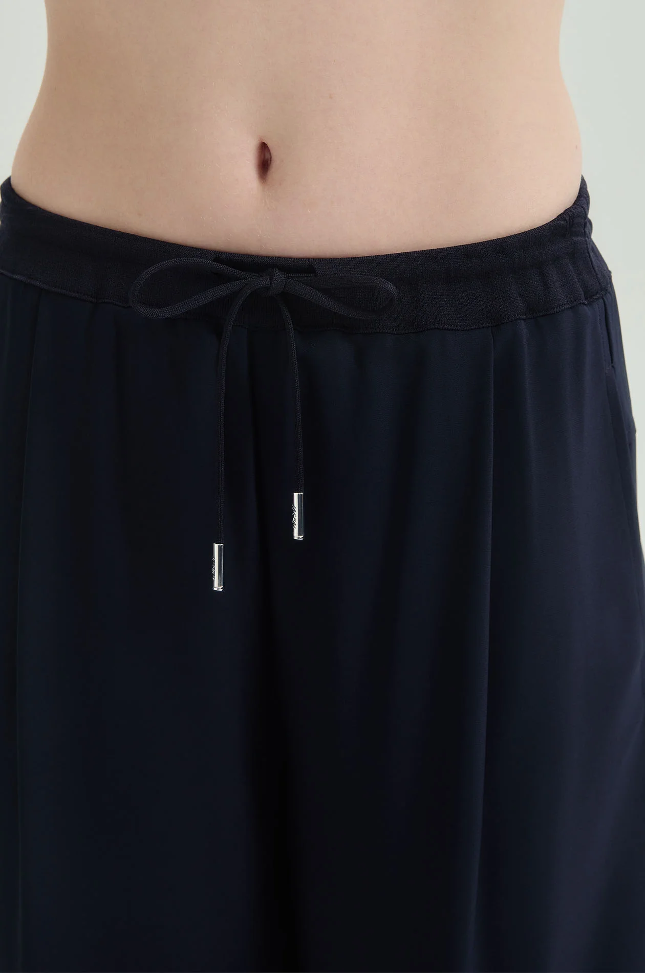 Pleated Drawstring Pants - Image 3