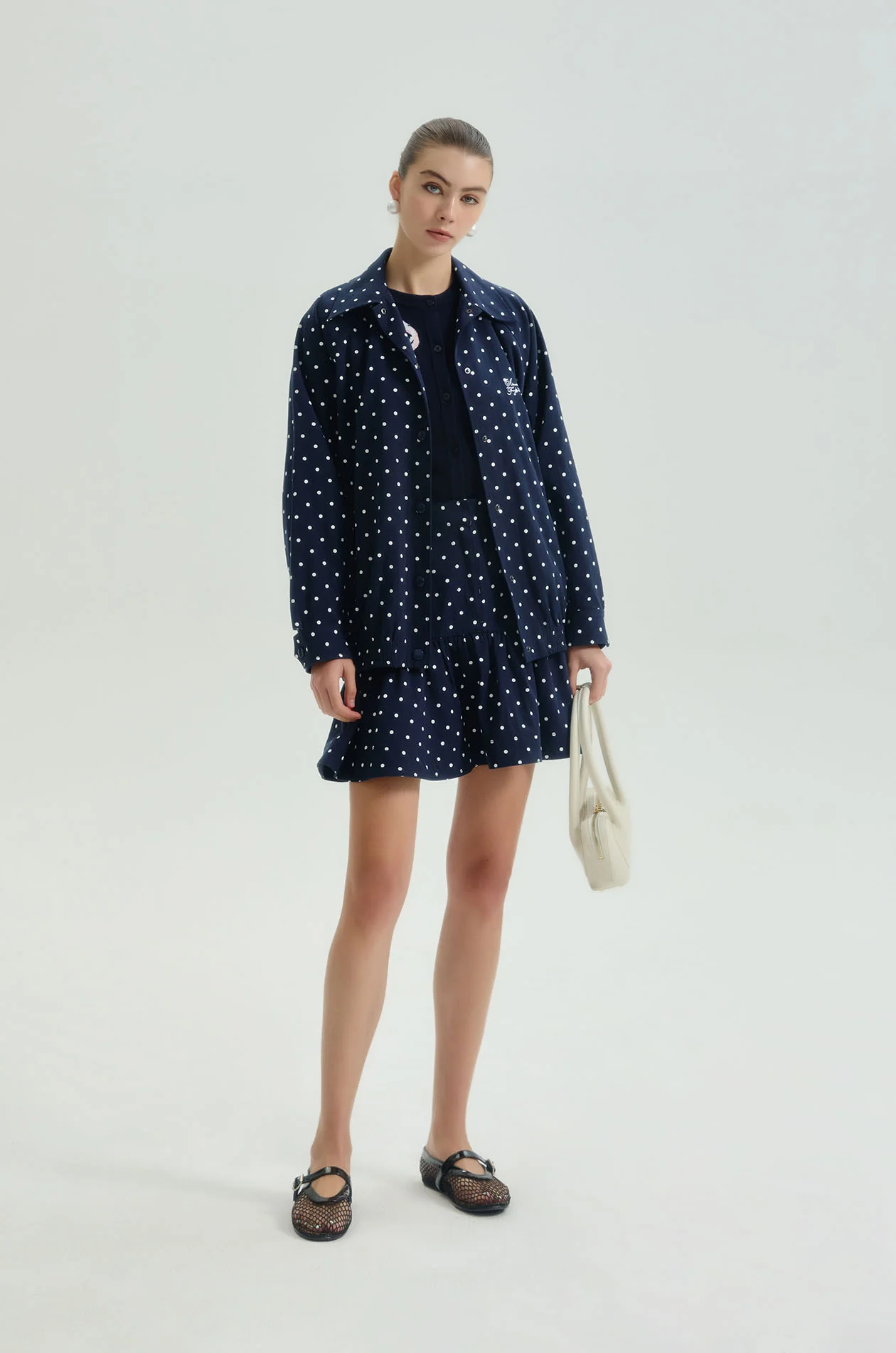 Dot Blouson Jacket