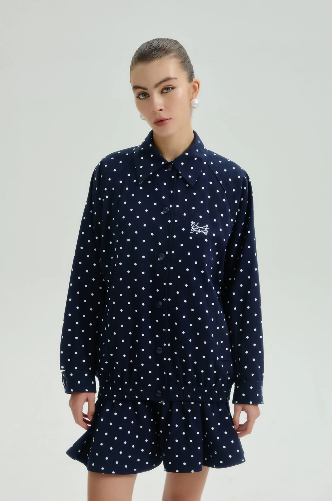 Dot Blouson Jacket - Image 2