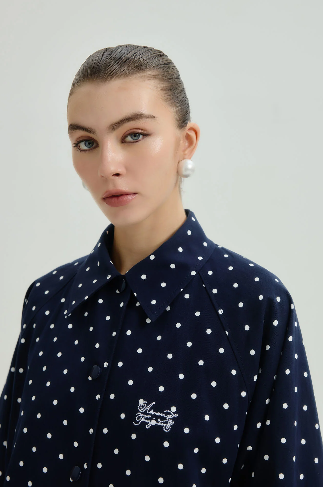 Dot Blouson Jacket - Image 3