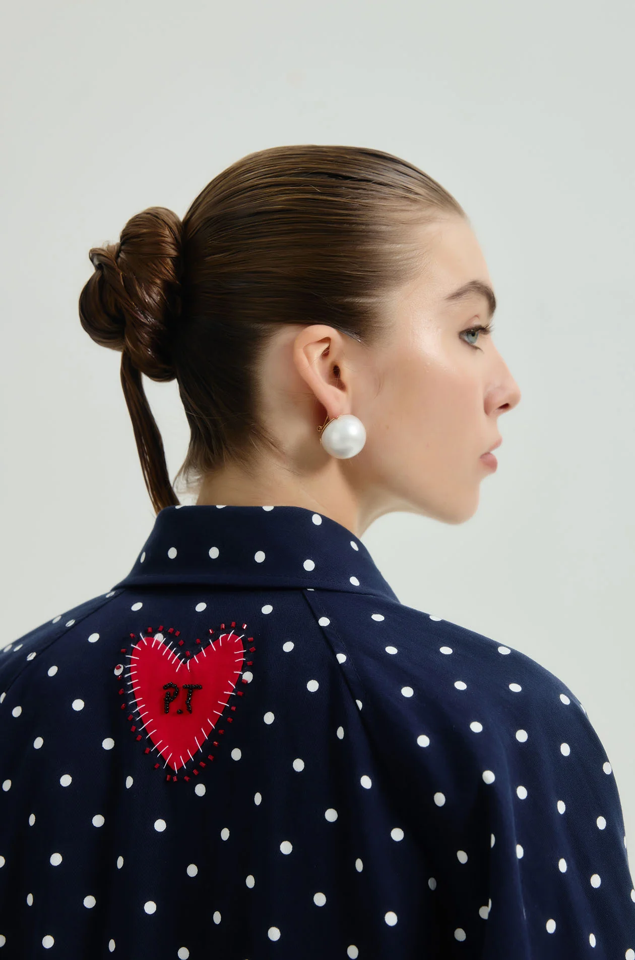 Dot Blouson Jacket - Image 5