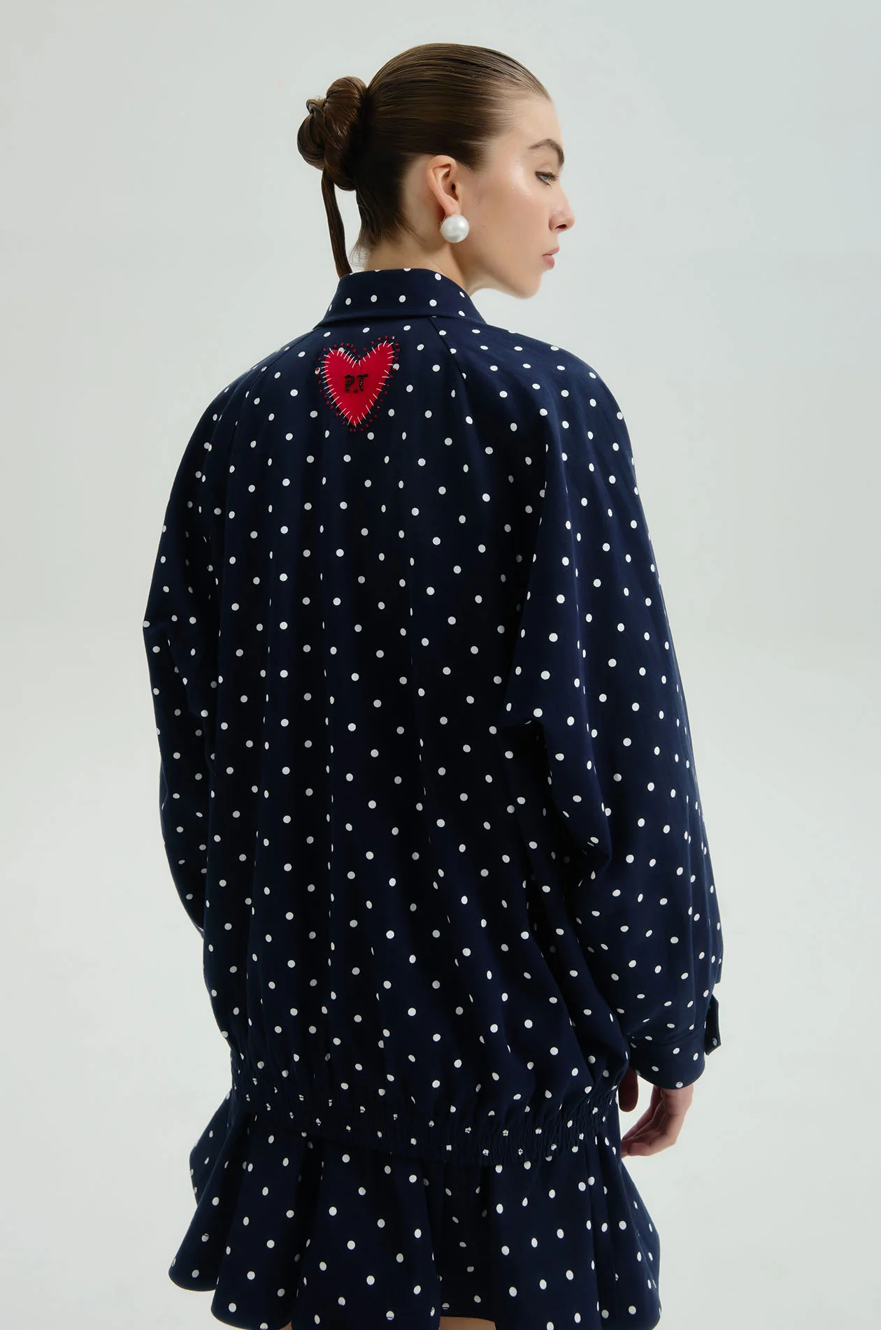 Dot Blouson Jacket - Image 6
