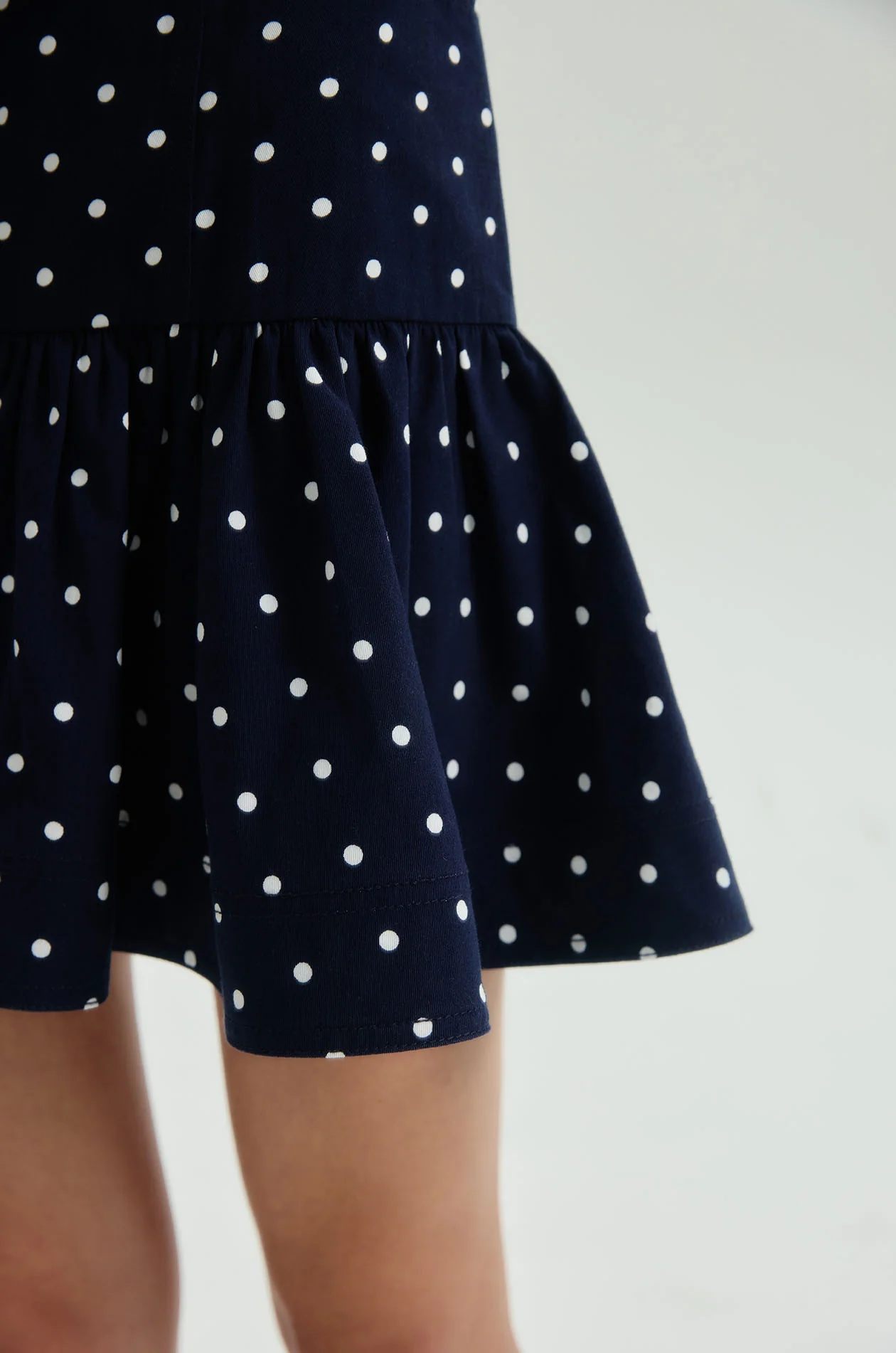 Dot Drop Waist Mini Skirt - Image 3