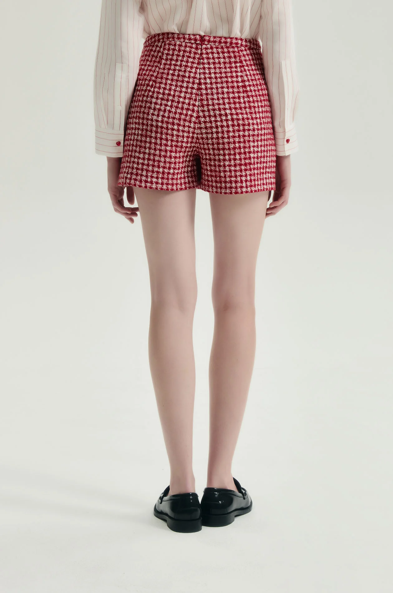 Houndstooth Tweed Skort - Image 4