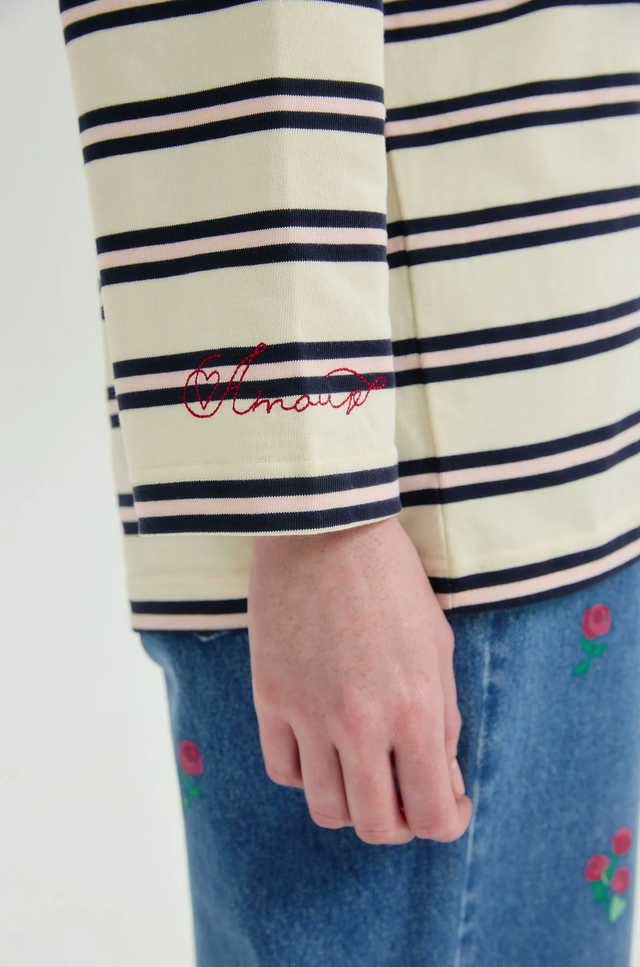 Oversized Striped Rugby Polo - Image 4