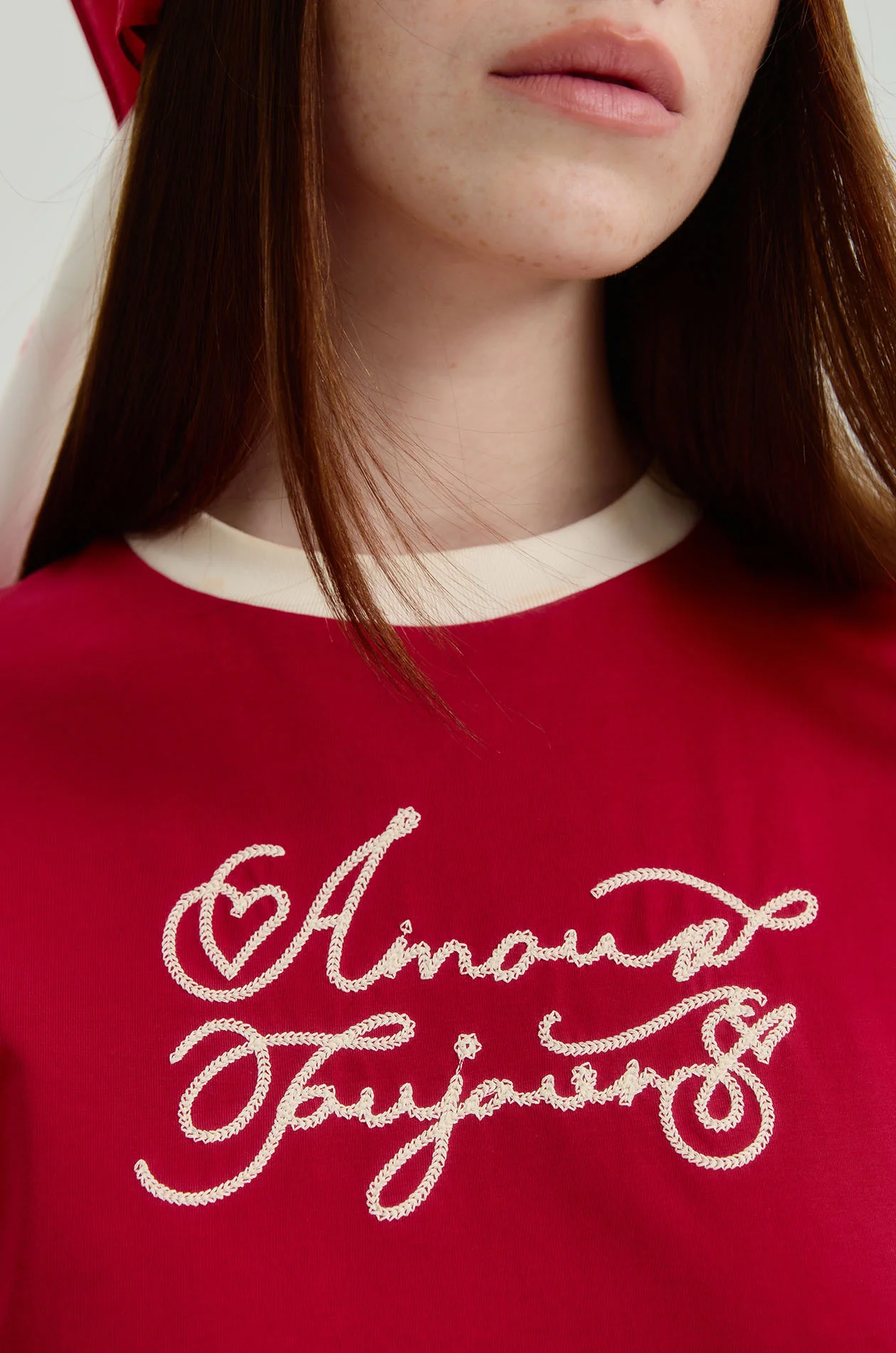 Amour Toujours Ringer Tee - Image 4