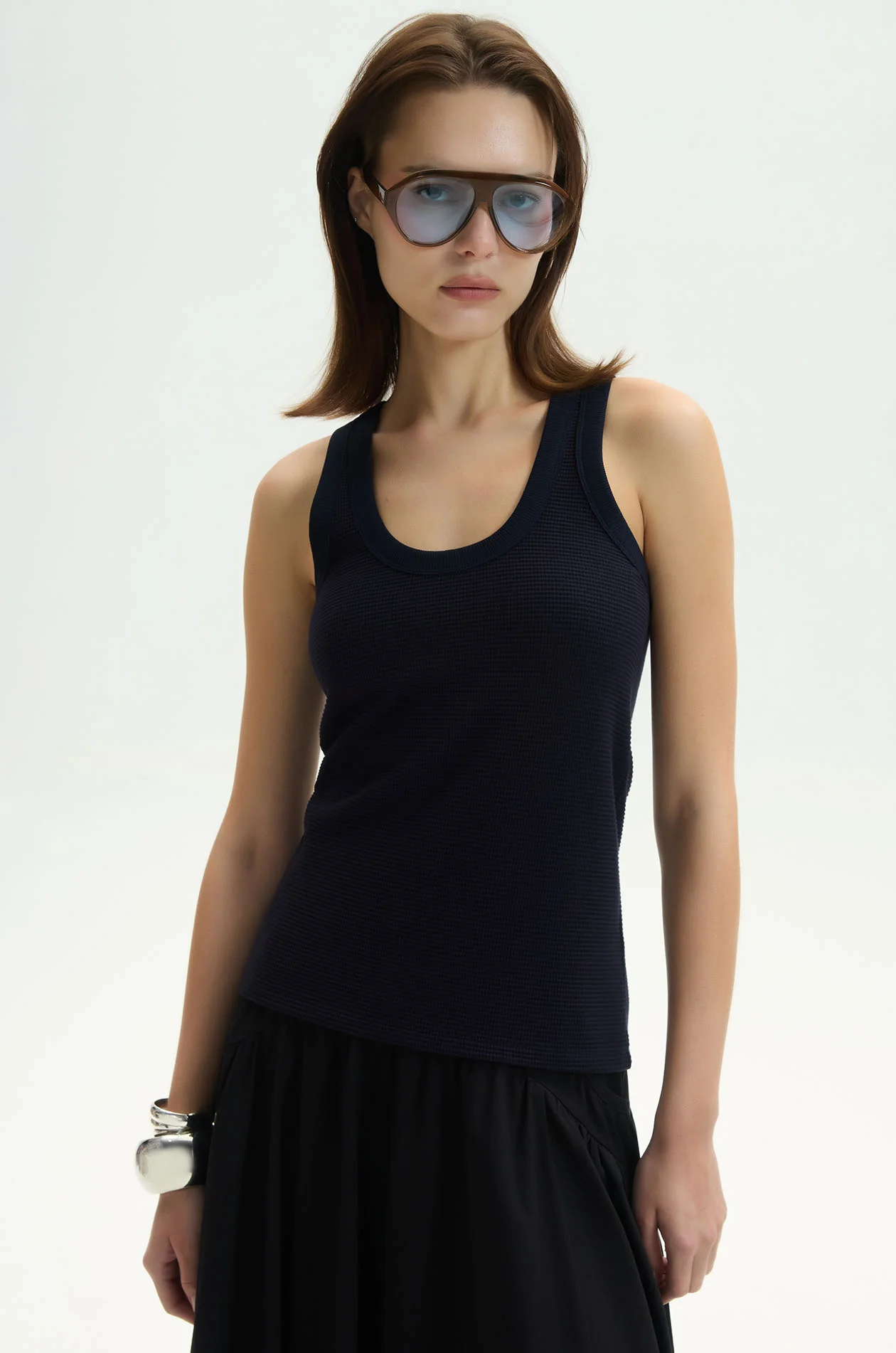 Scoop Neck Slim Fit Tank - Image 2