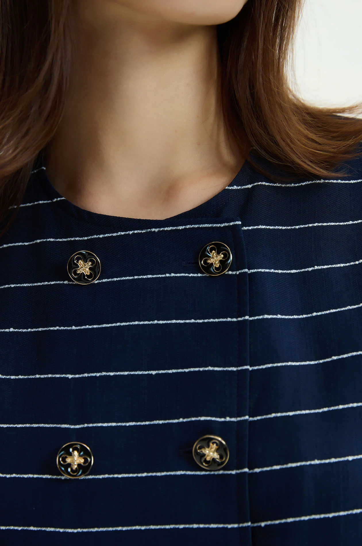 Nautical-Inspired Striped Top - Image 3