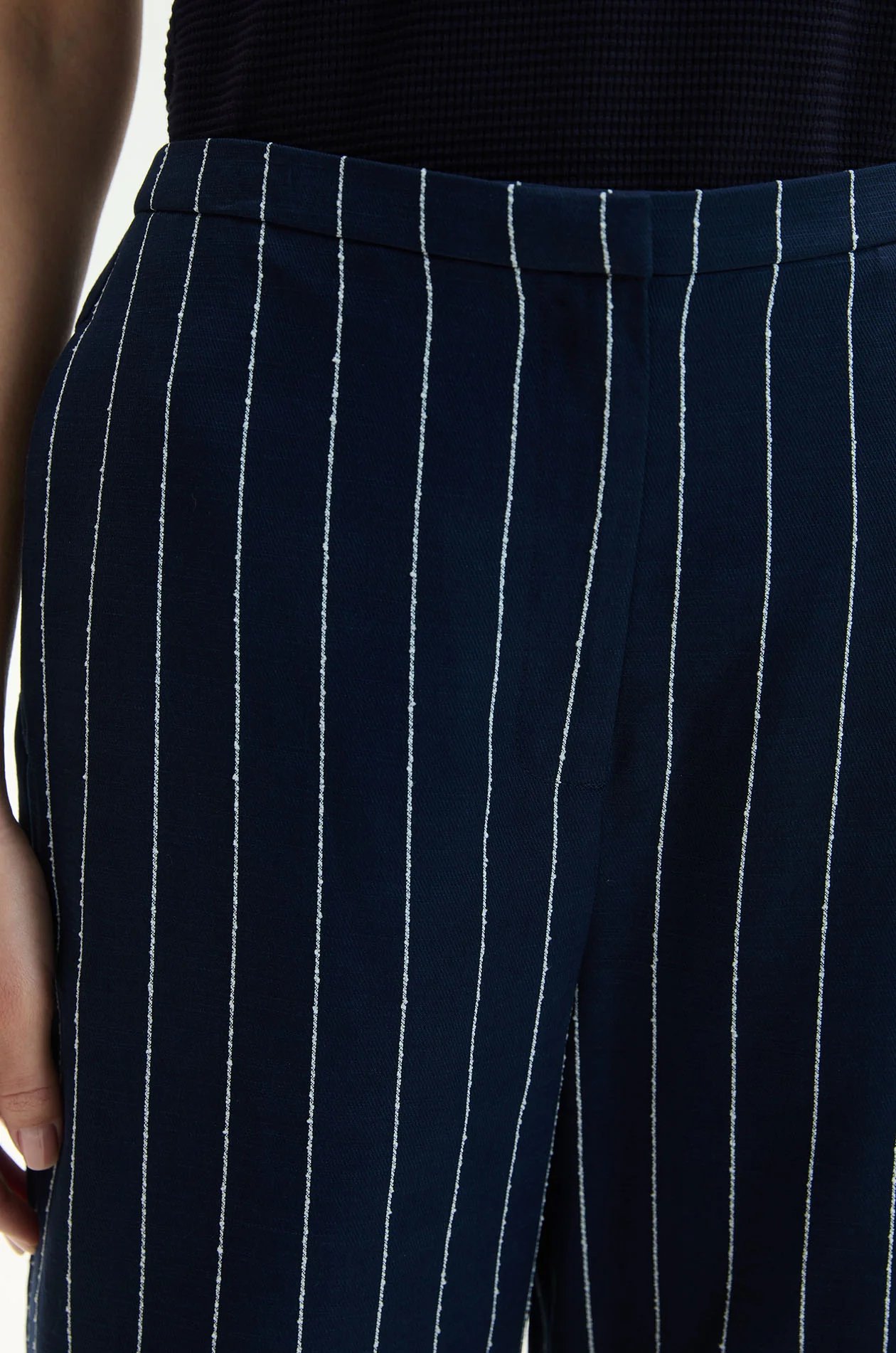 Nautical-Inspired Striped Pants - Image 3