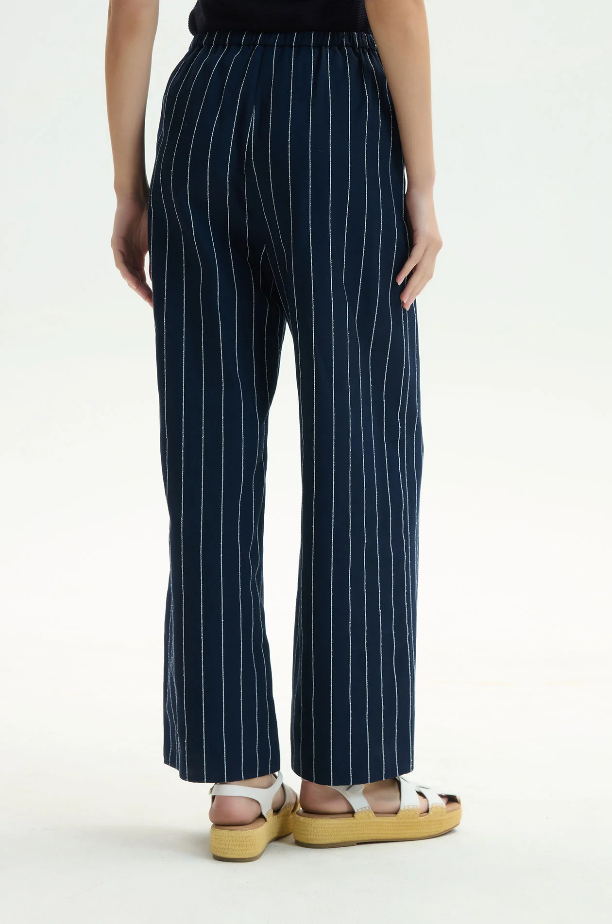 Nautical-Inspired Striped Pants - Image 5