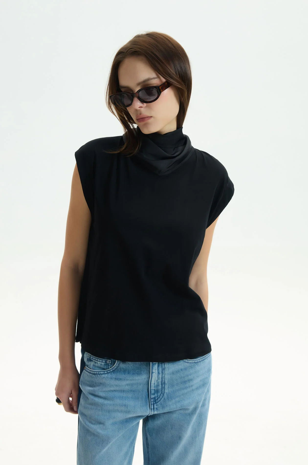 Draped Neck Top - Image 2