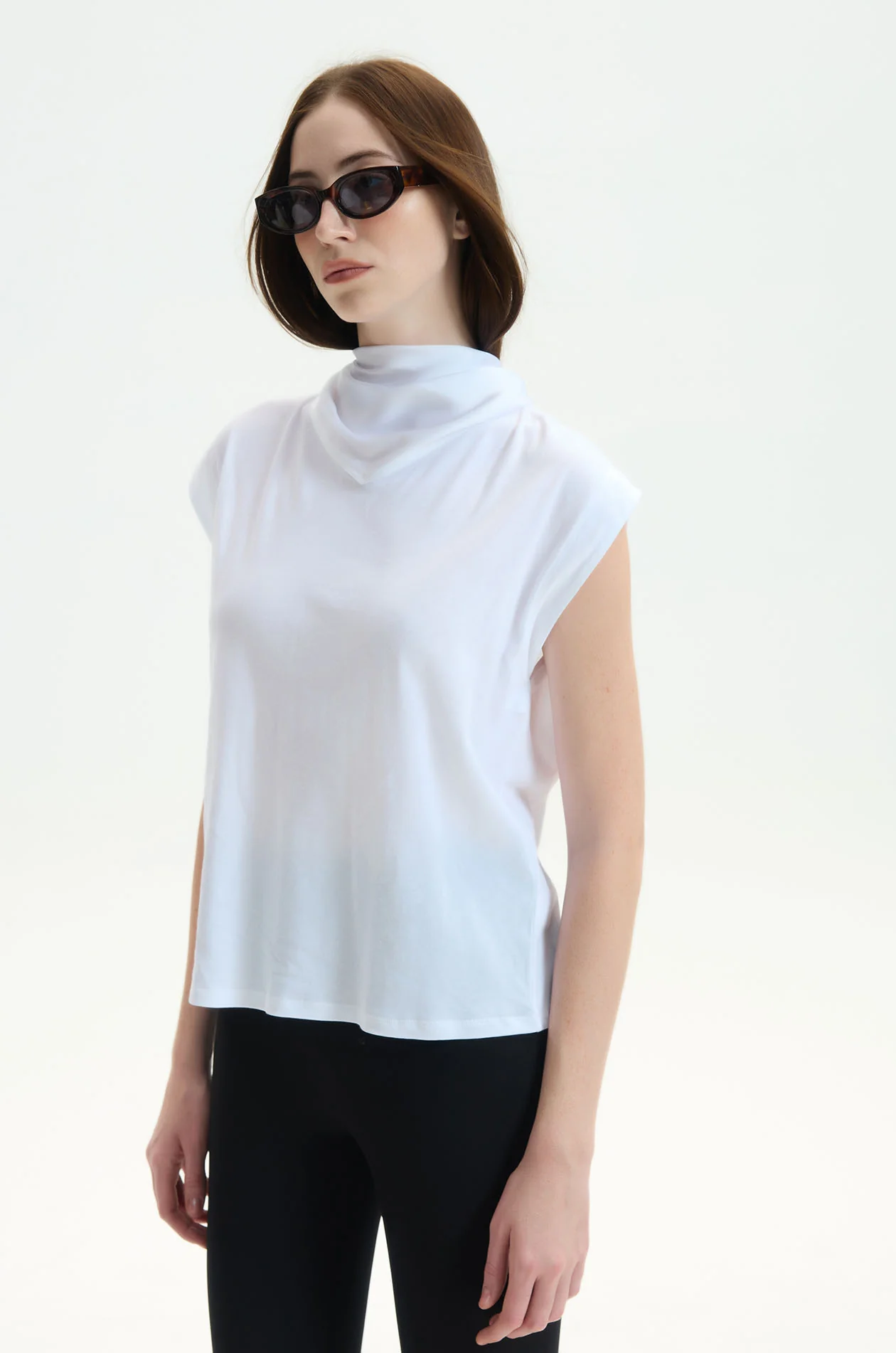Draped Neck Top - Image 7