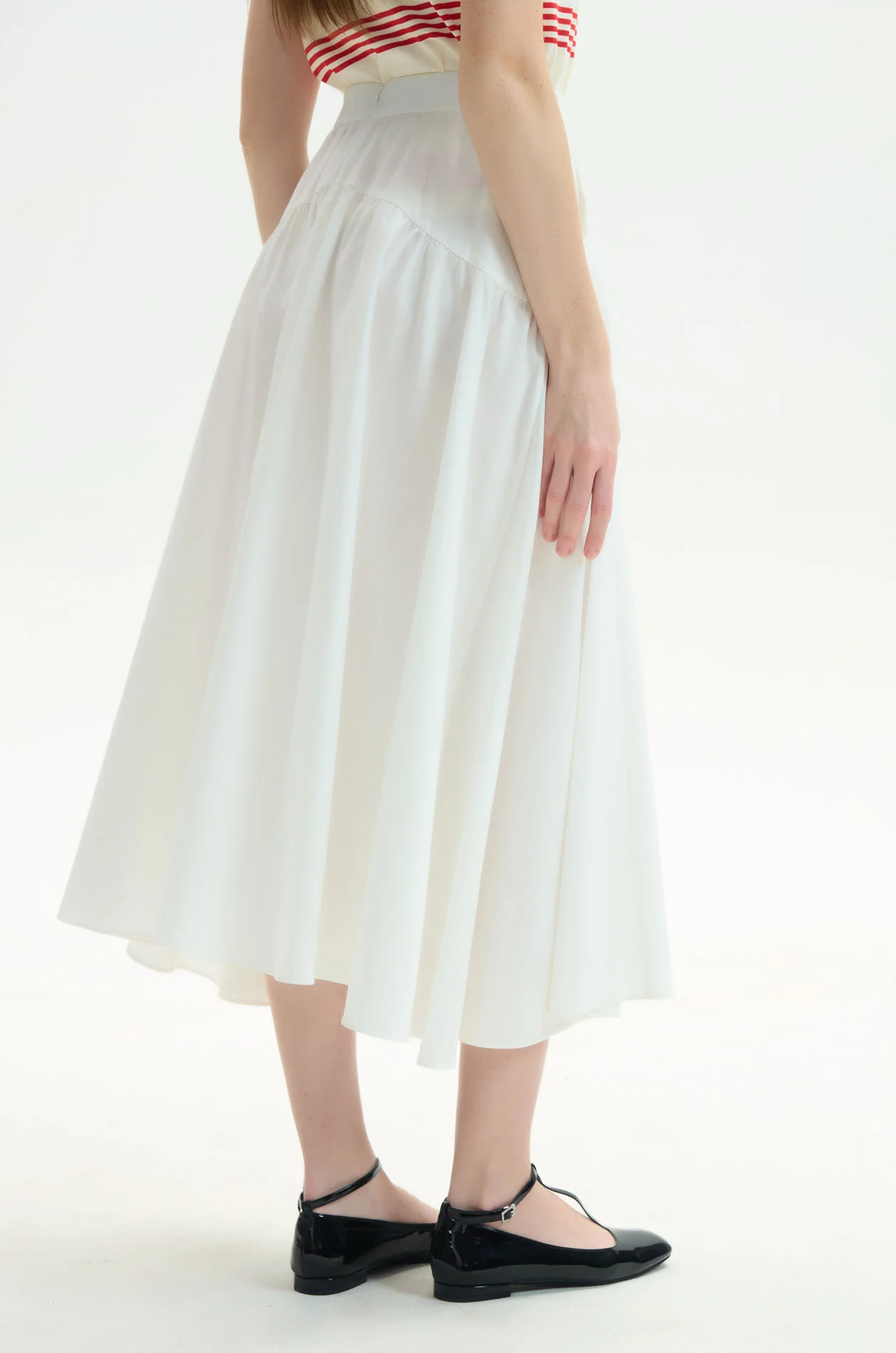 Drop-Waist Flare Skirt - Image 4